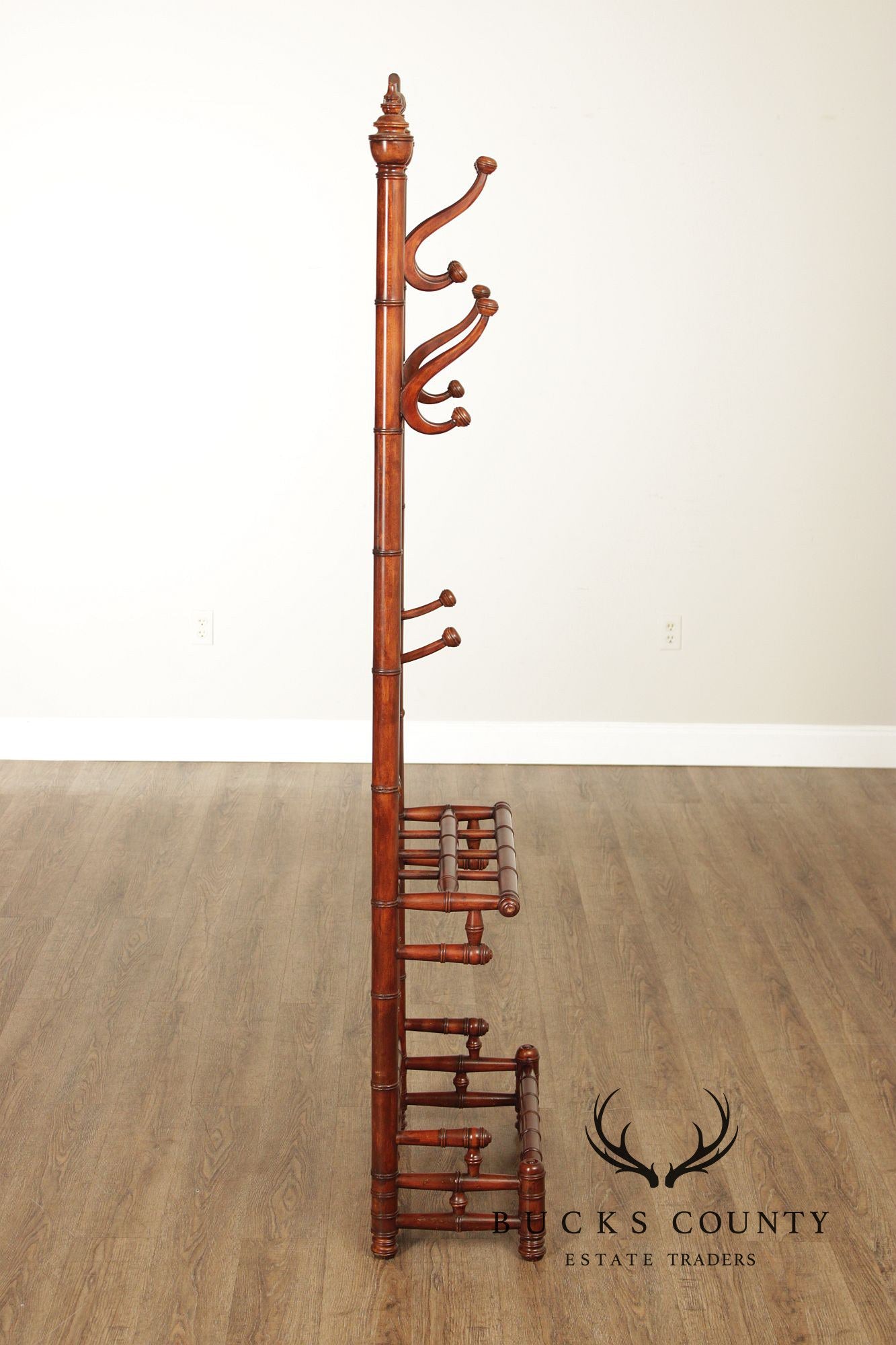 Aesthetic Movement Style Faux Bamboo Hall Tree