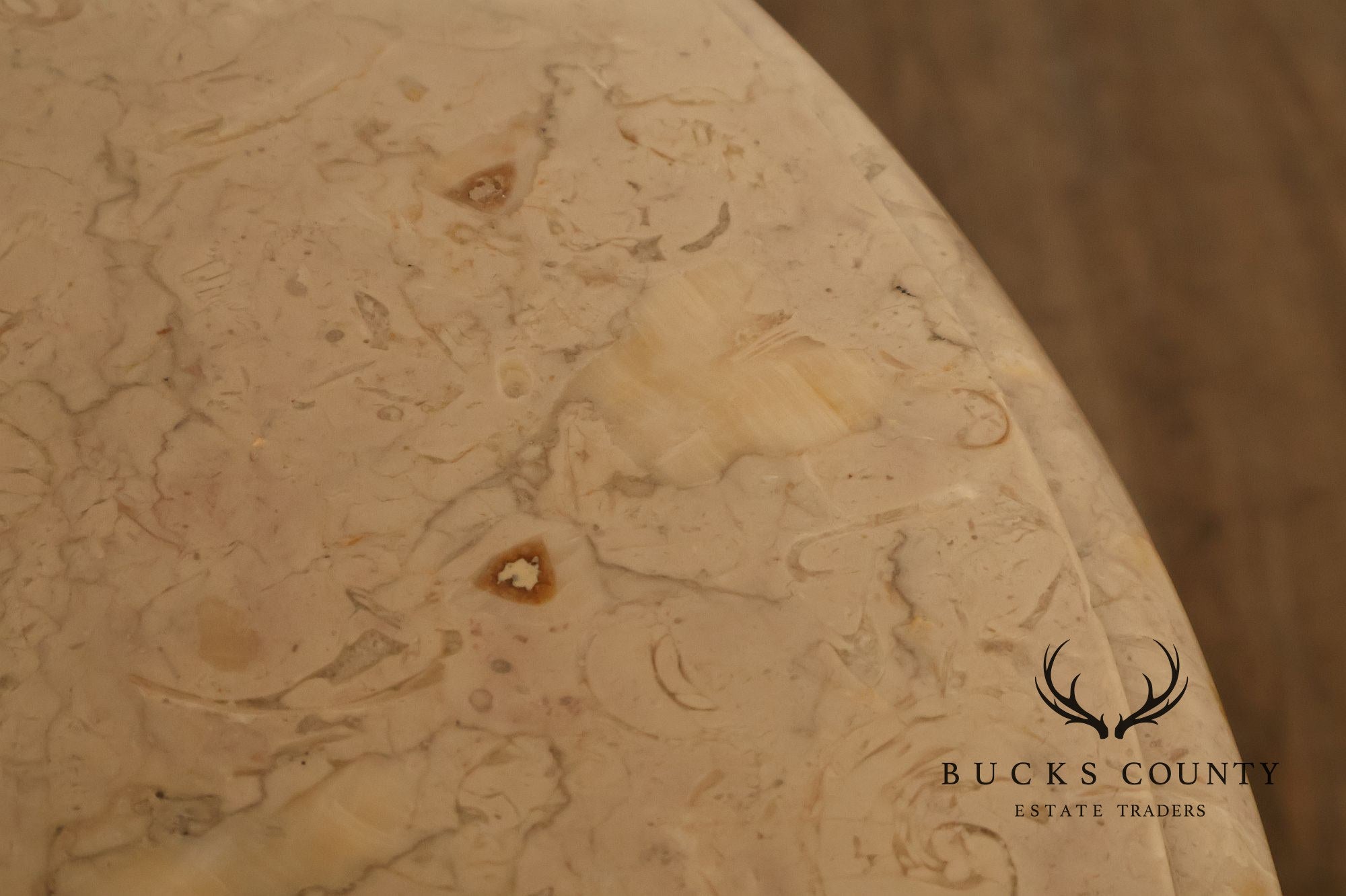 French Louis XV Style 106" Long Marble Top Walnut Sideboard