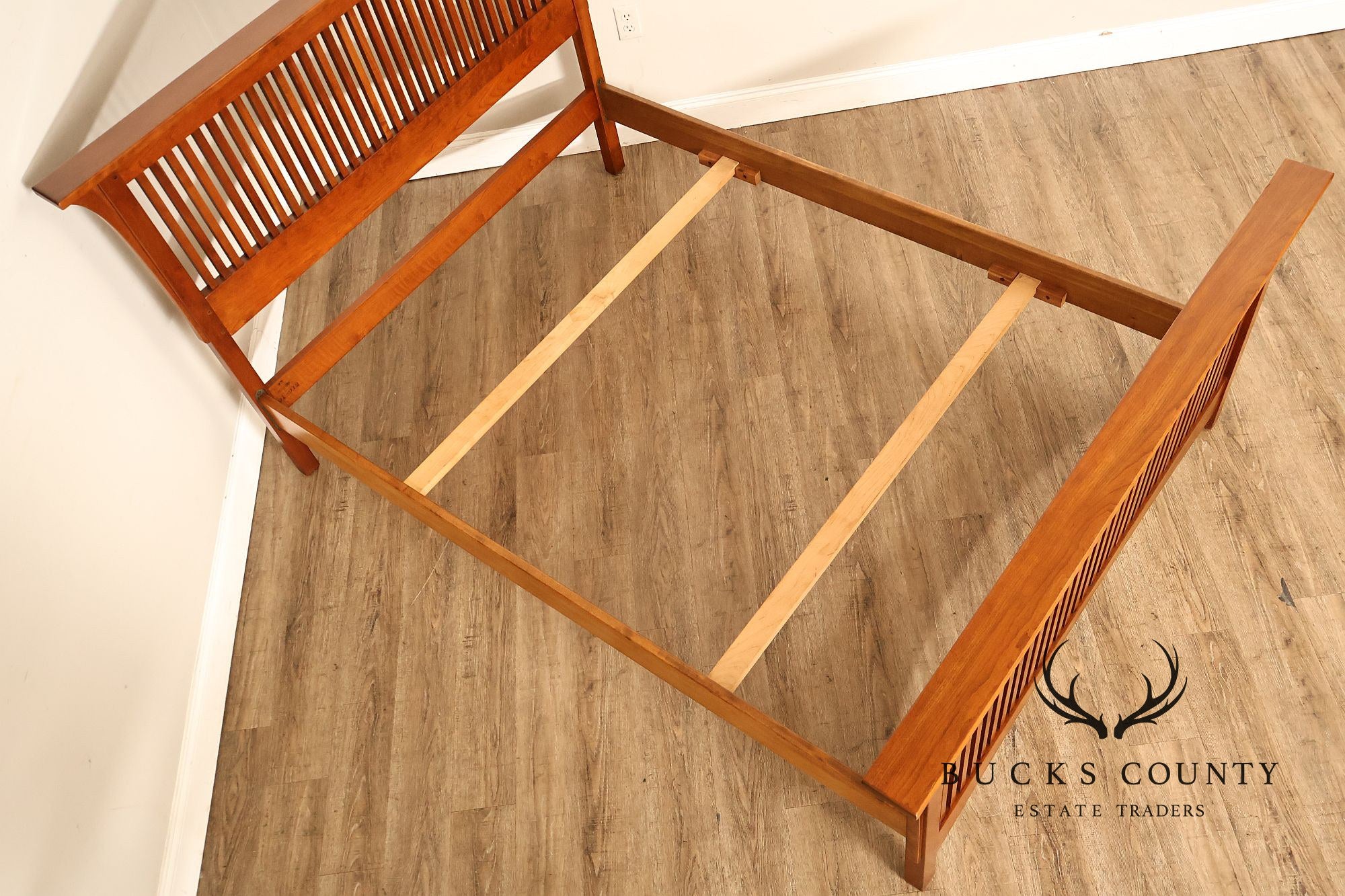 Stickley Mission Collection Cherry Spindle Full Size Bed