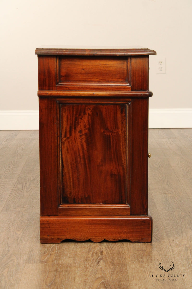 Traditional Hardwood Nightstand Cabinet