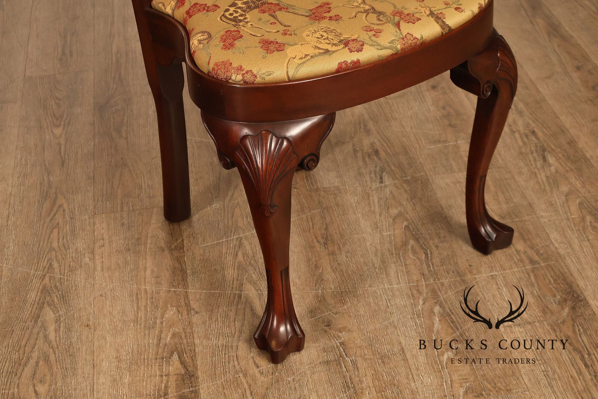 Kittinger Colonial Williamsburg Georgian Style Set Of Six Mahogany Side Dining Chairs CW-146
