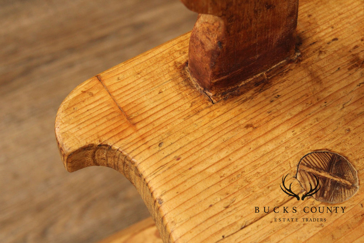 Antique Rustic European Windsor Chair