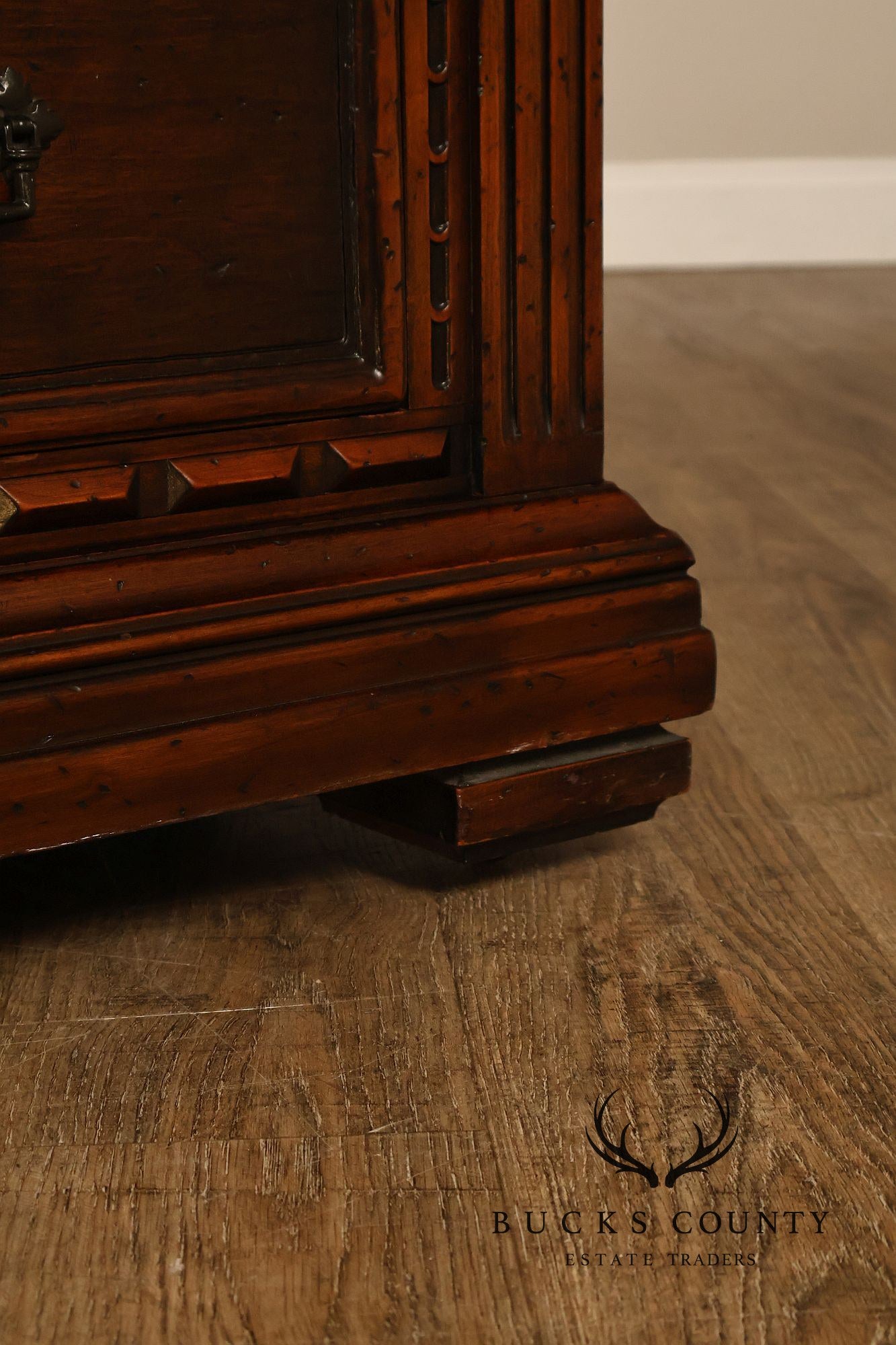 John Widdicomb Spanish Revival Style Carved Triple Dresser