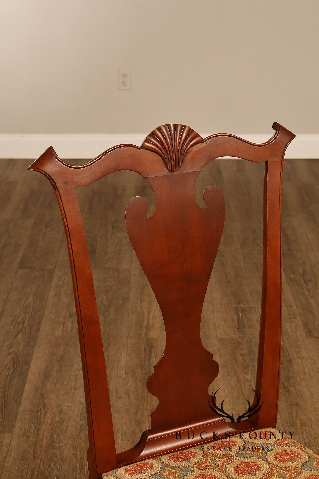 Irion Company Queen Anne Style Cherry Dining Chairs Set Of Six