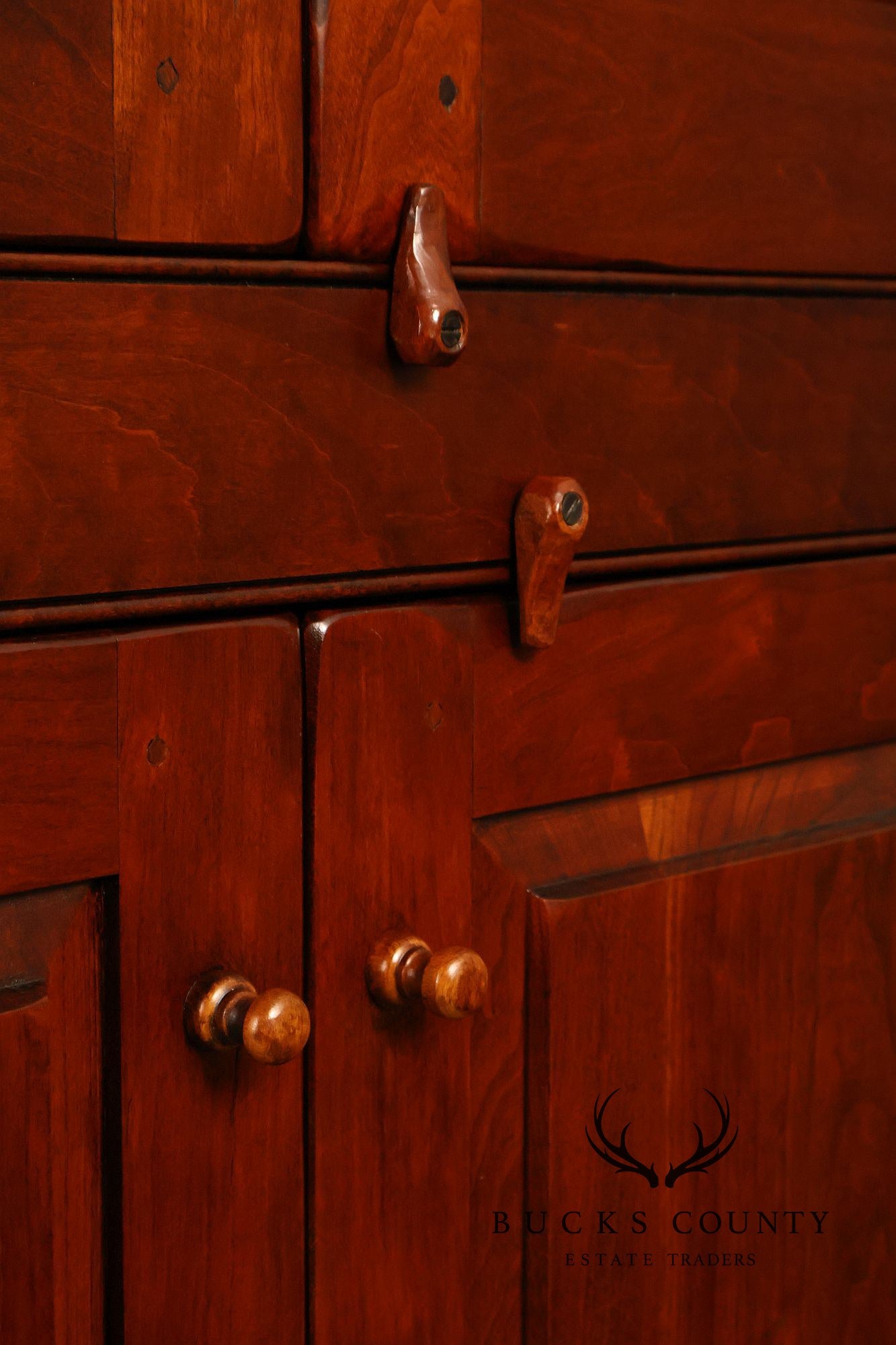 Piper Classics Custom Pine Blind Door Corner Cabinet