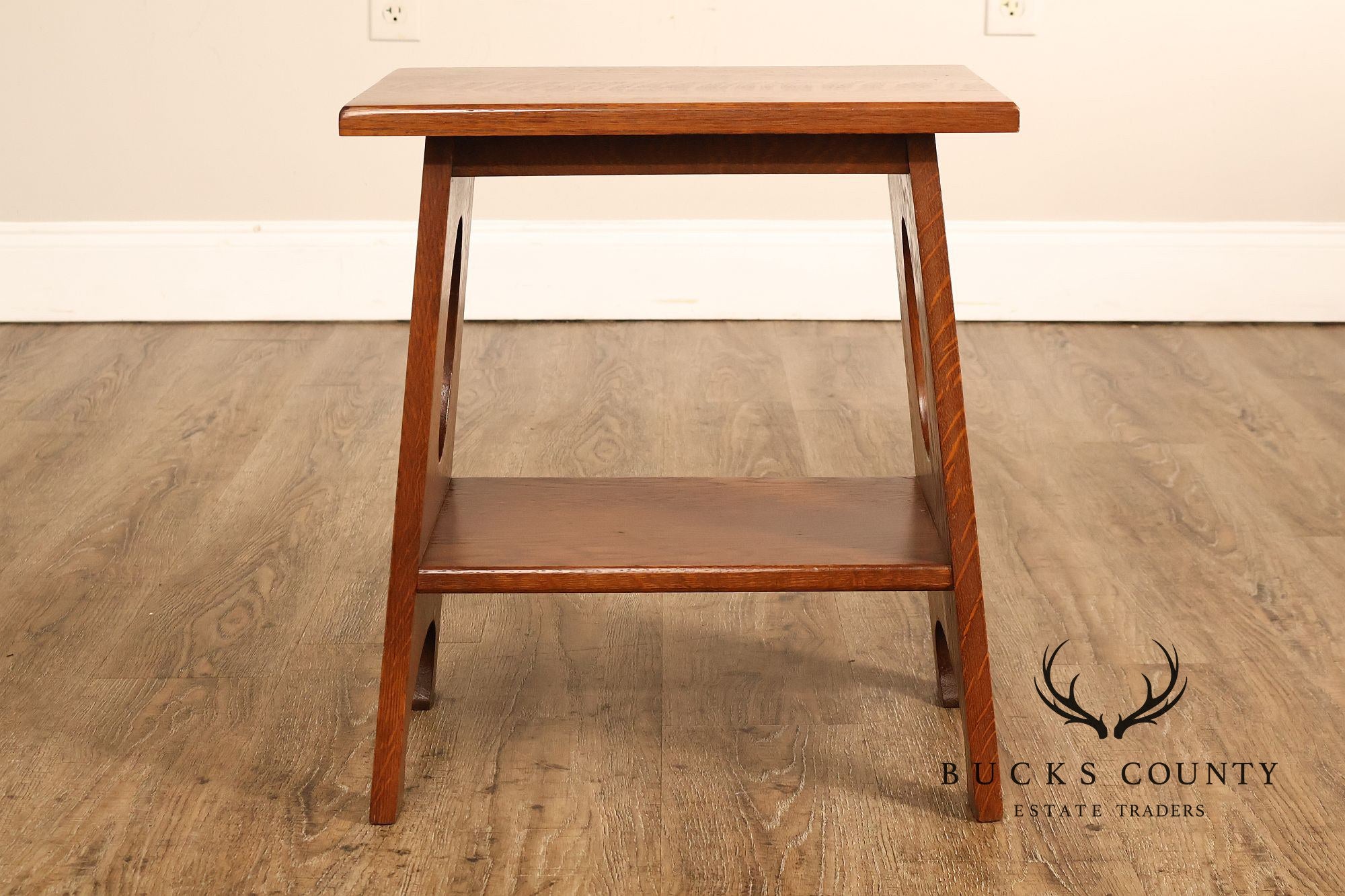 Arts And Crafts Mission Oak Tabouret