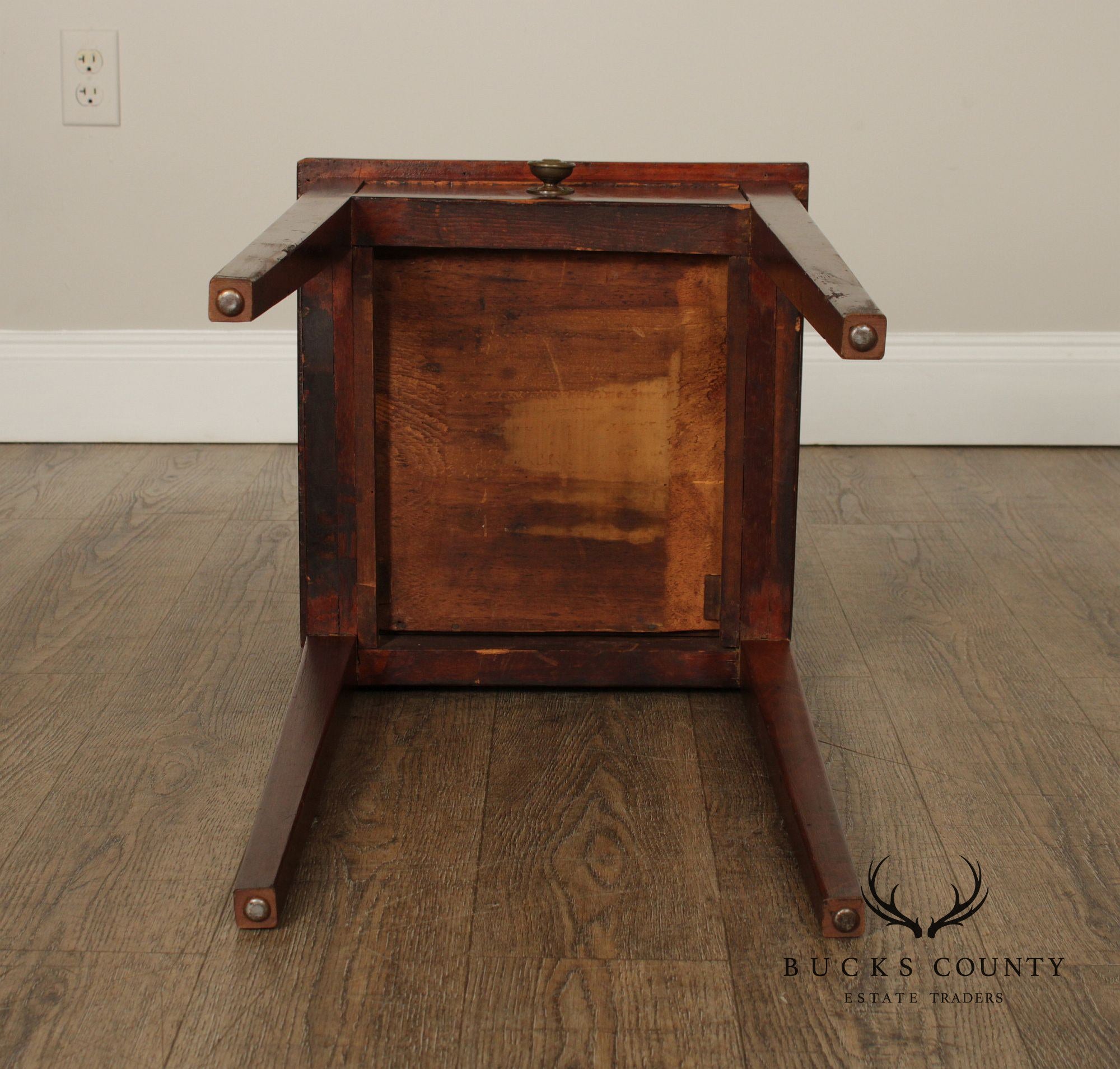 Federal Period Antique American Poplar One-Drawer Stand