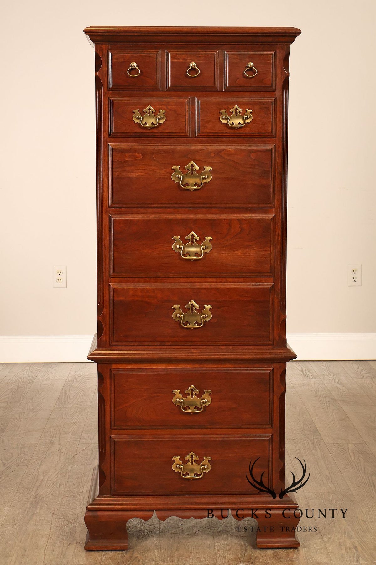 Pennsylvania House Traditional Solid Cherry Semainier Lingerie Chest