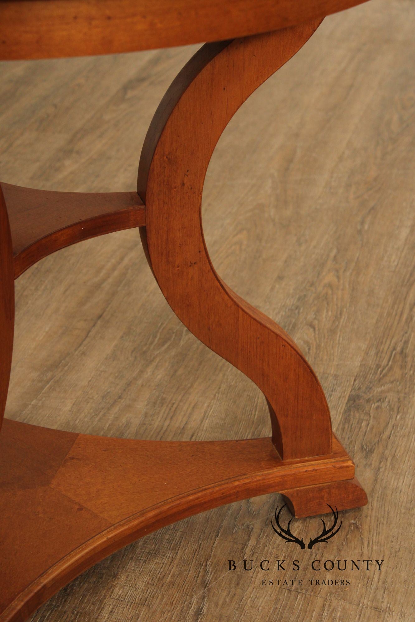 Ethan Allen 'Legacy' Collection Round Top Side Table