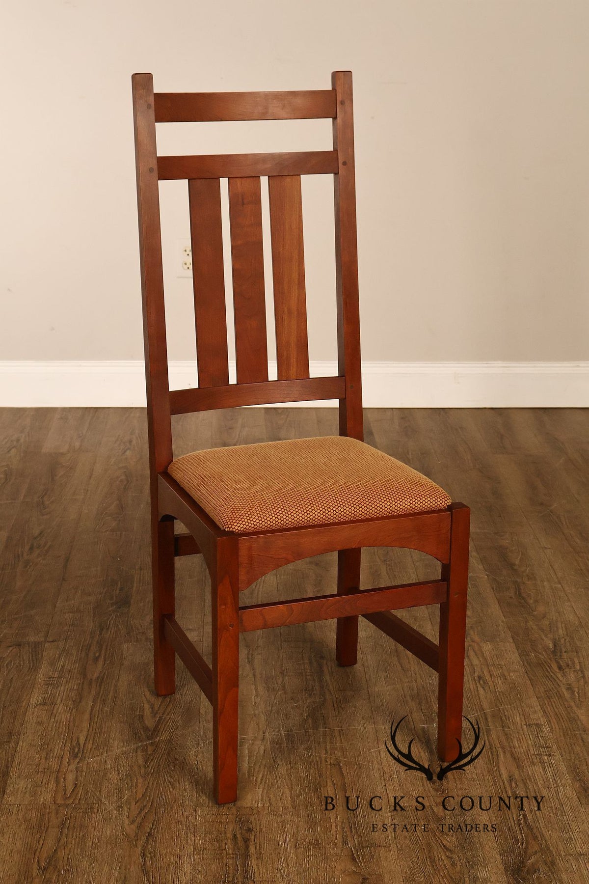 Stickley Harvey Ellis Arts And Crafts Cherry Dining Chairs Set Of Six