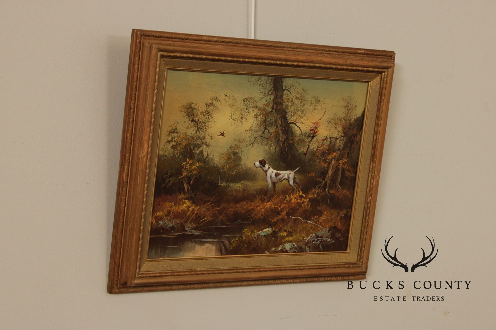 Hoffman English Traditional Oil Painting, Pheasant Hunt