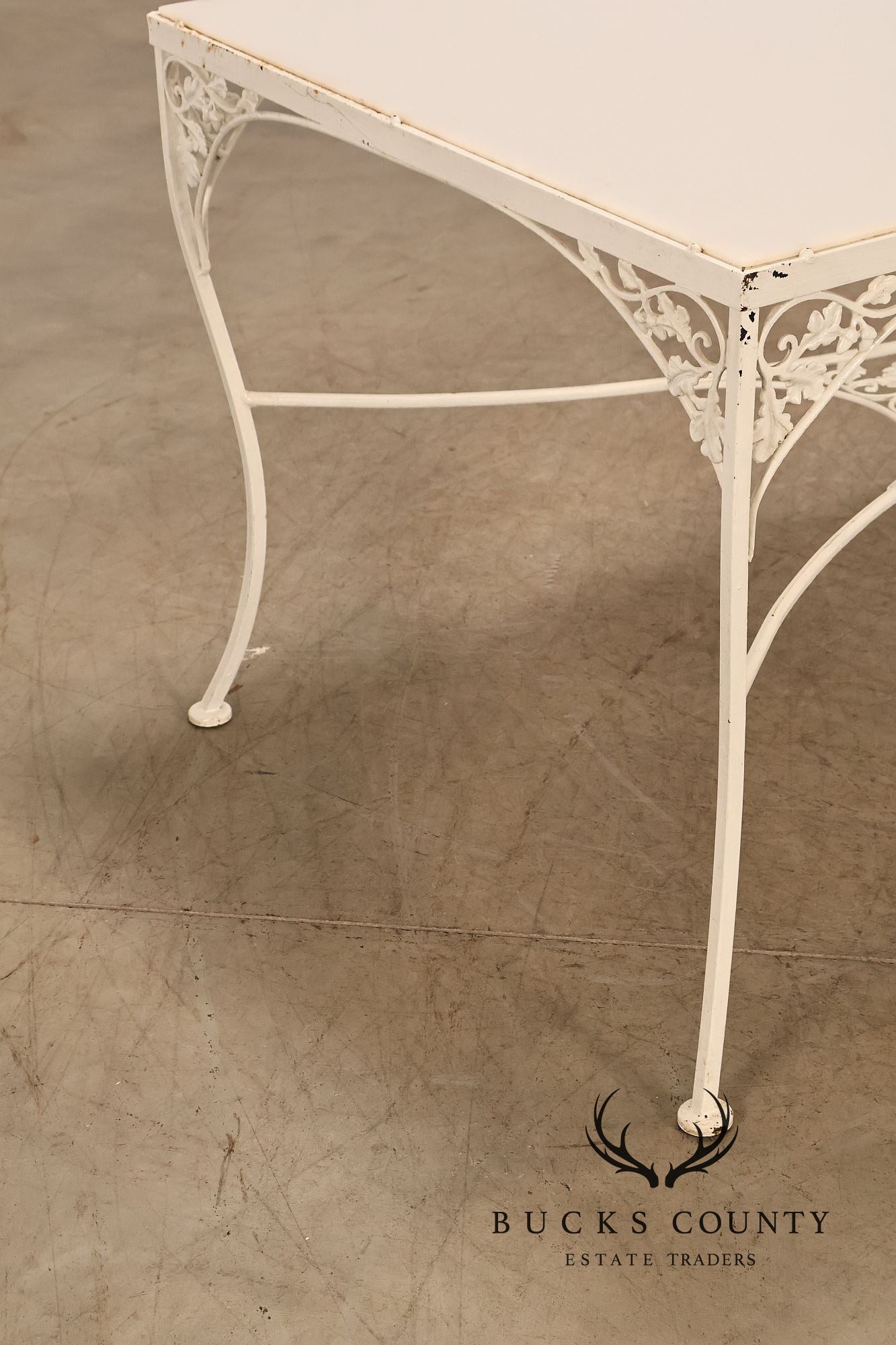 Woodard 'Orleans' Wrought Iron Patio Dining Table