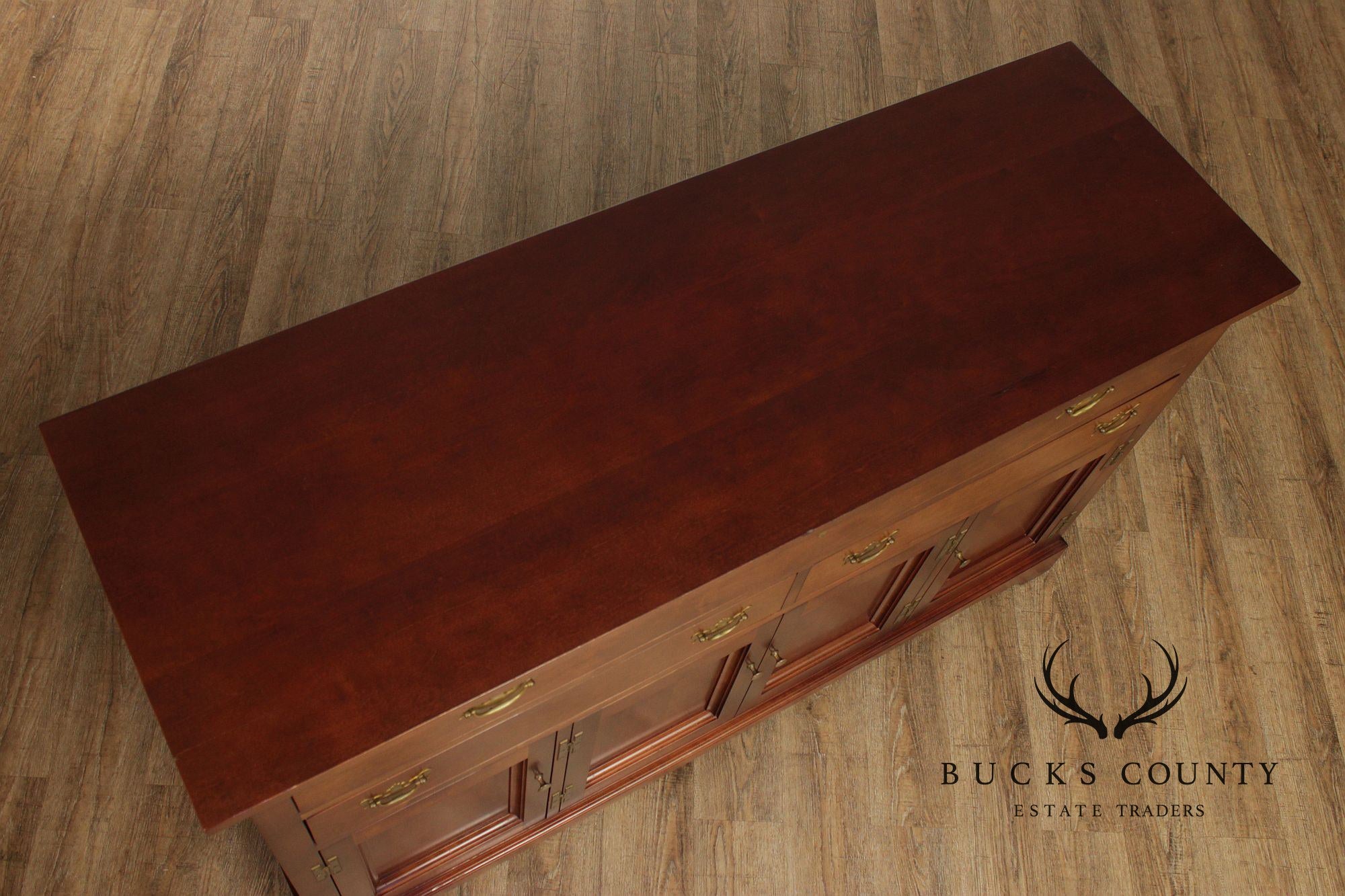 E.A. Clore Sons Cherry Colonial Style Sideboard Buffet