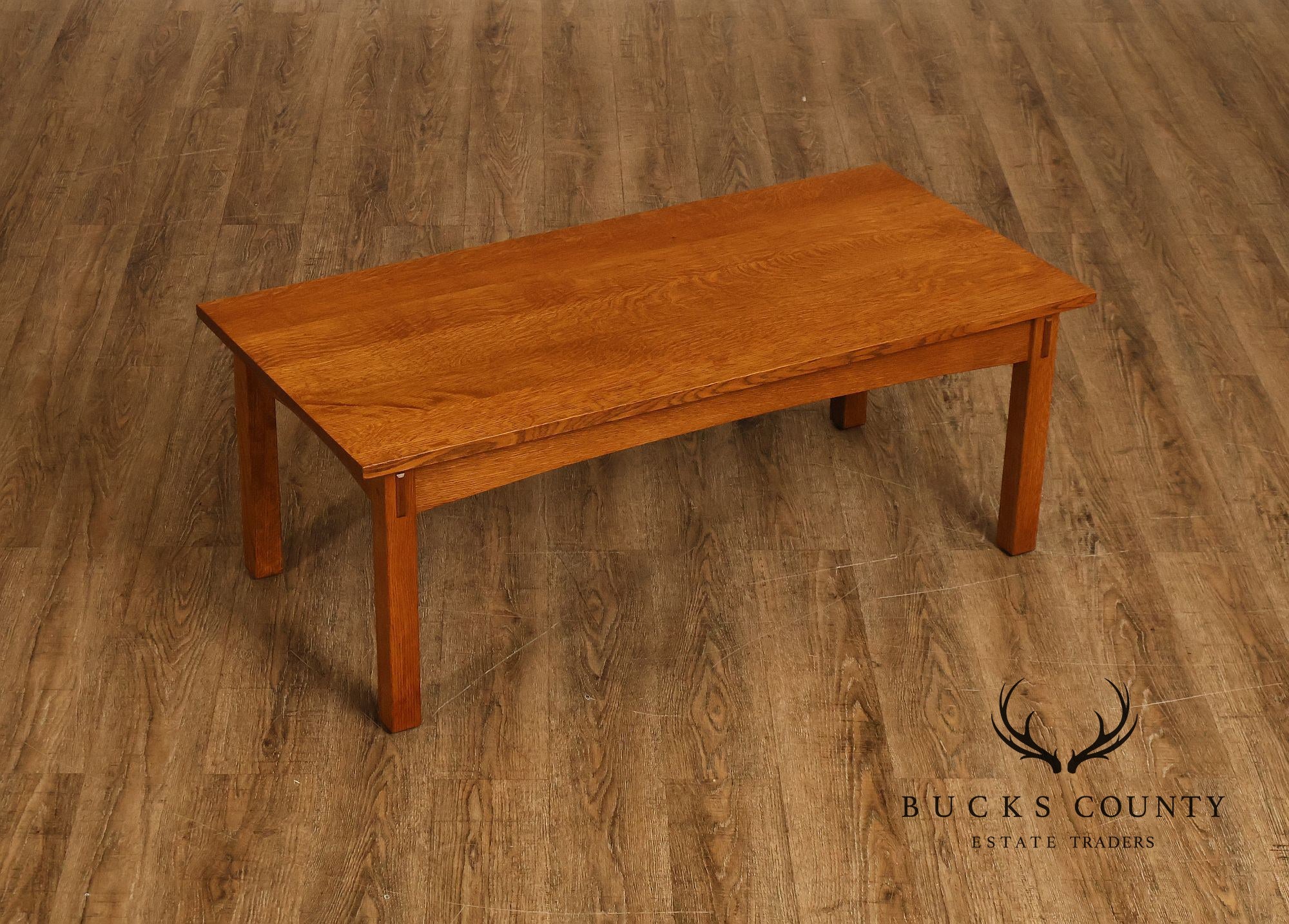 Stickley Mission Collection Oak Cocktail Table