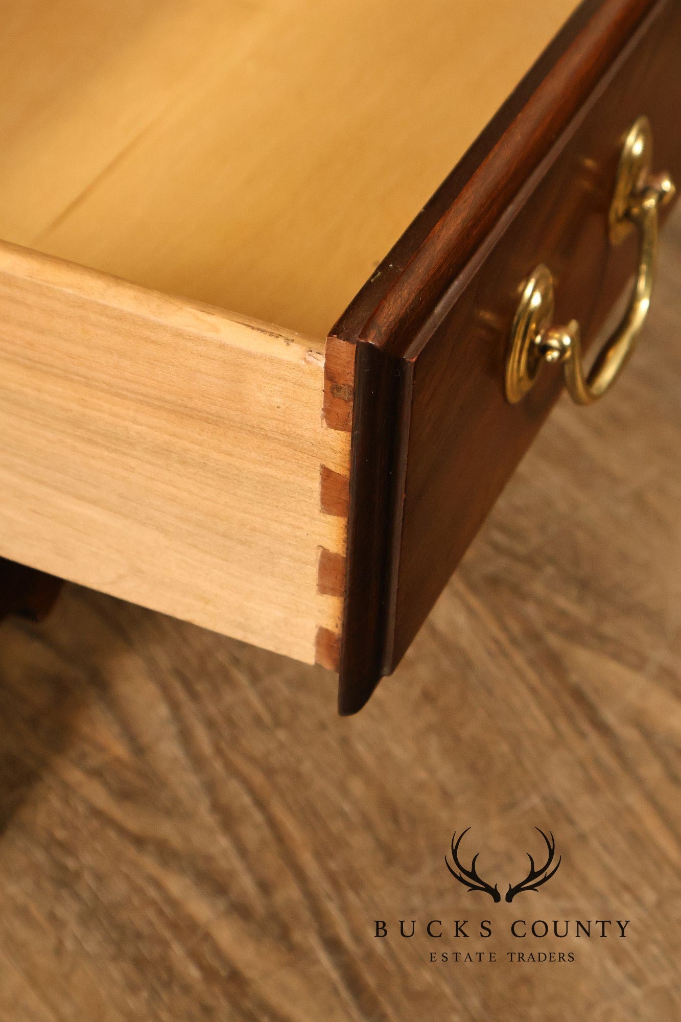 Harden Georgian Style Cherry One Drawer Nightstand With Pull-Out Tray