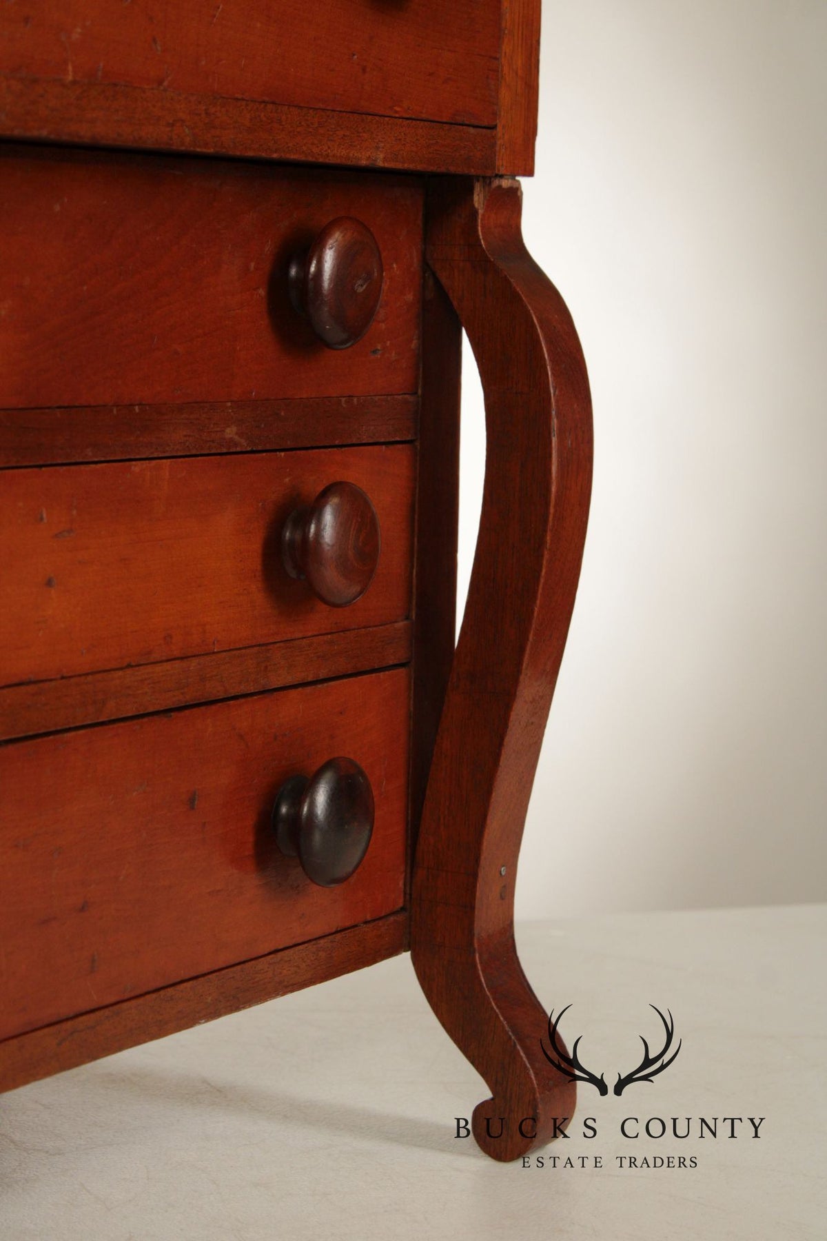 American Empire Bedside Chest of Drawers