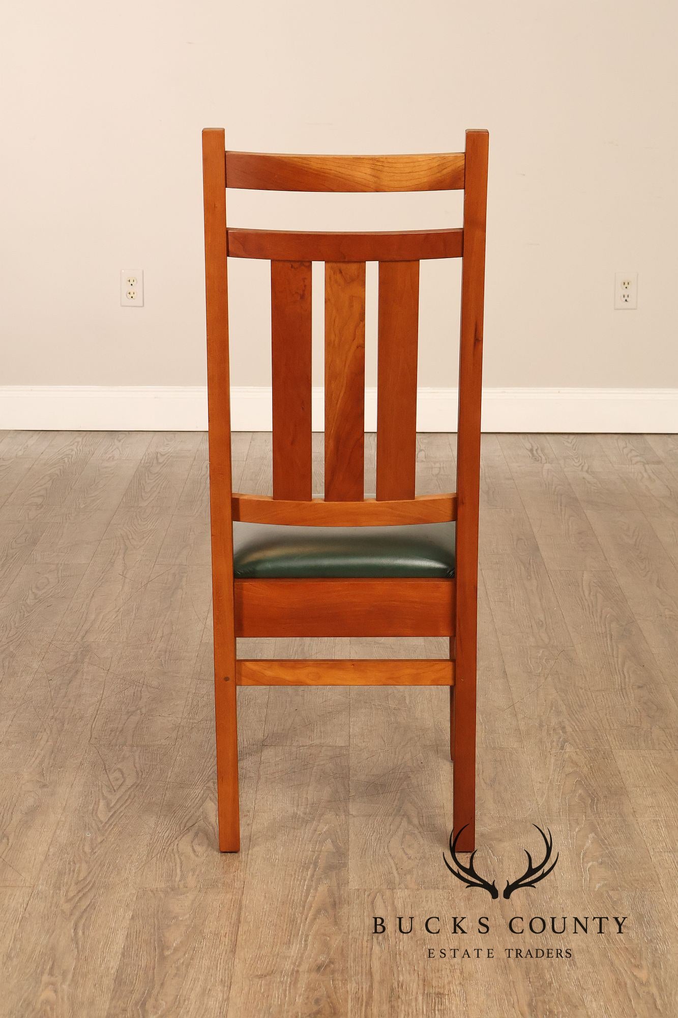 Stickley Cherry Harvey Ellis Mission Collection Pair Of Dining Chairs