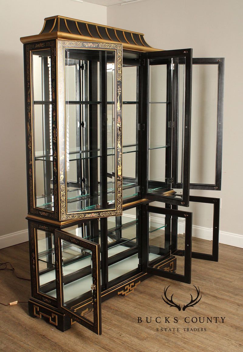 Pulaski Furniture Chinoiserie Pagoda Display Cabinet