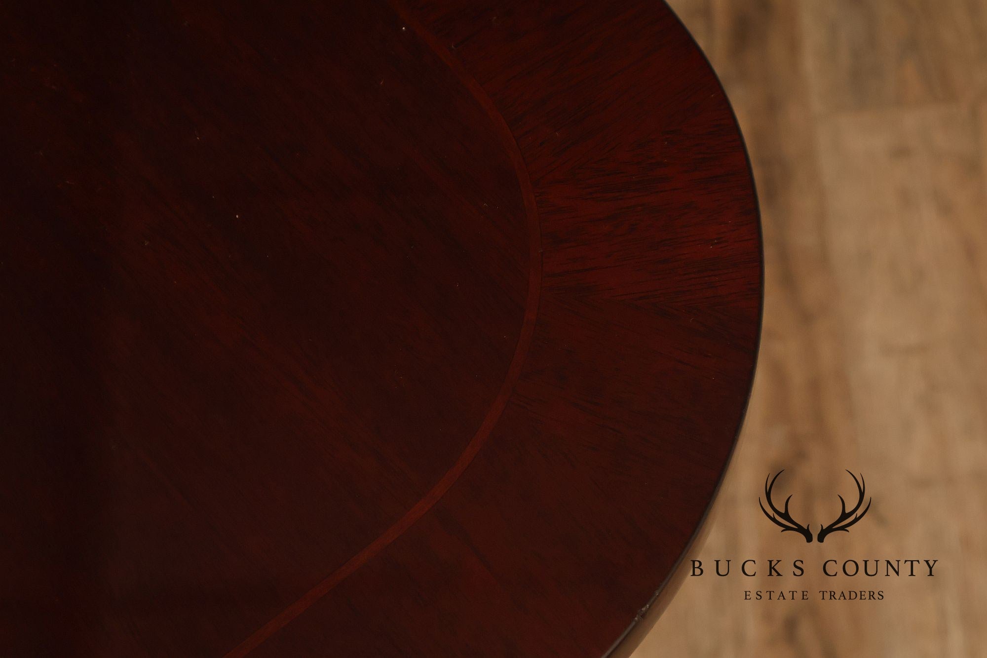 Kindel Regency Style Double Pedestal Mahogany Dining Table