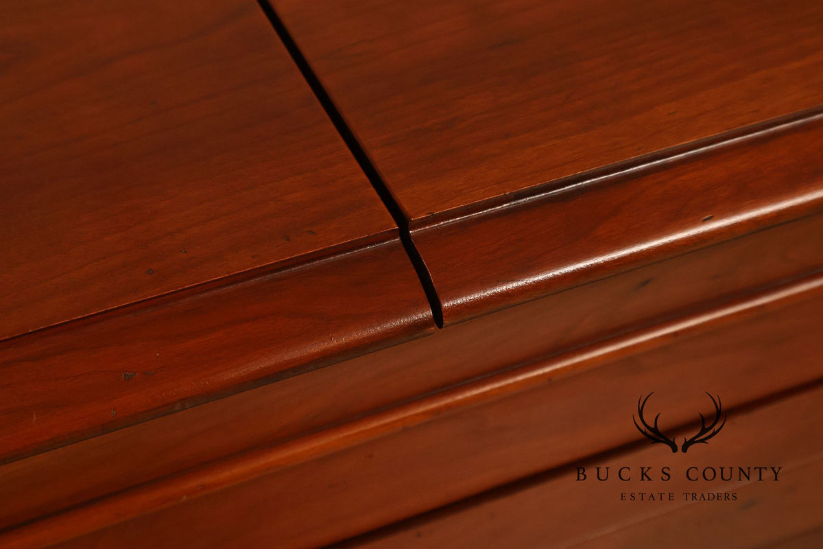 Ethan Allen 'Medallion' Cherry Flip-Top Server