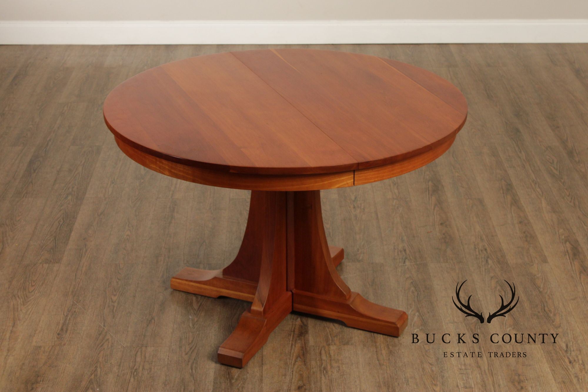 Stickley Mission Collection Round Cherry Dining Table