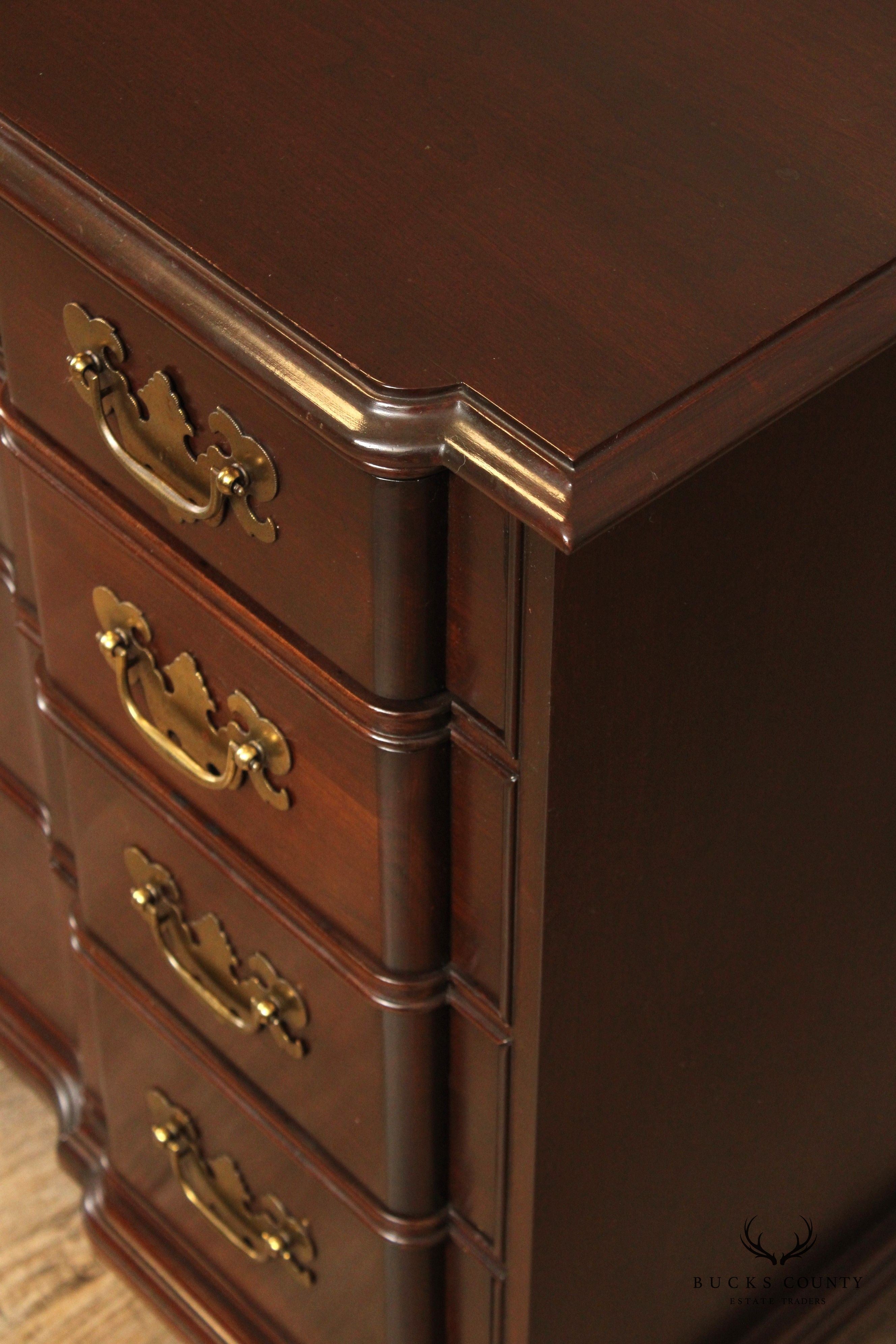 Ethan Allen 'Georgian Court' Cherry Blockfront Chest