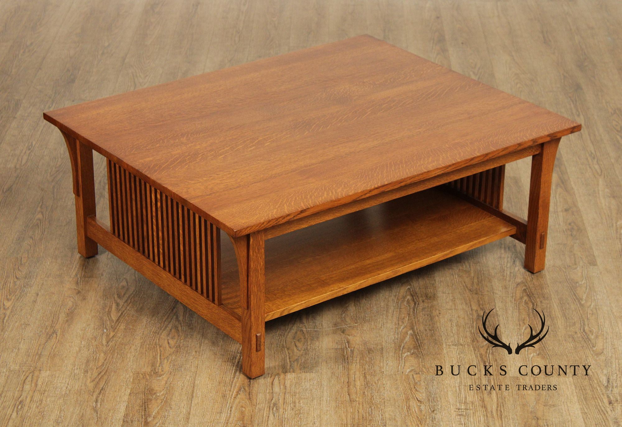 Stickley Mission Collection Oak Cocktail Table