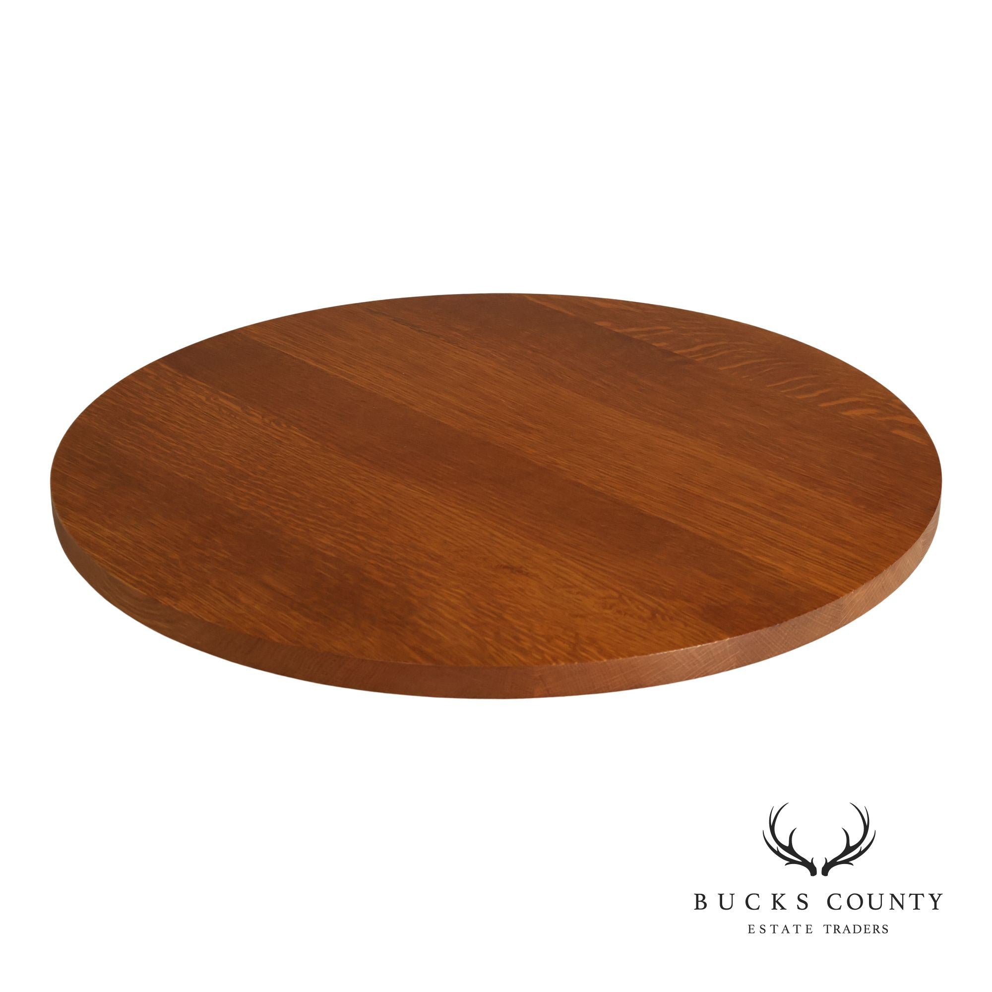 Stickley Mission Collection Round Oak Lazy Susan