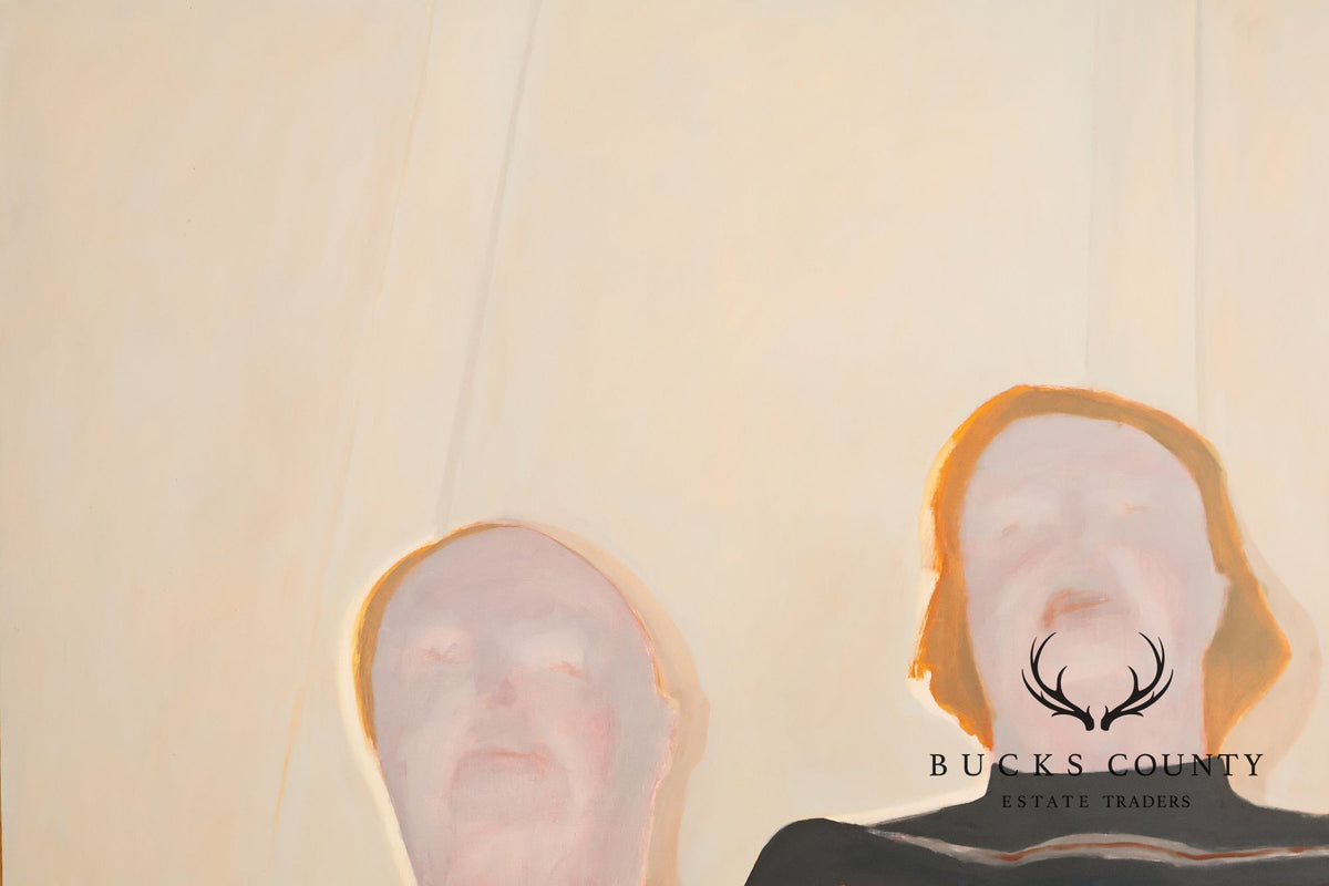 Anne Cooper Dobbins Oil Painting, Midwestern Couple