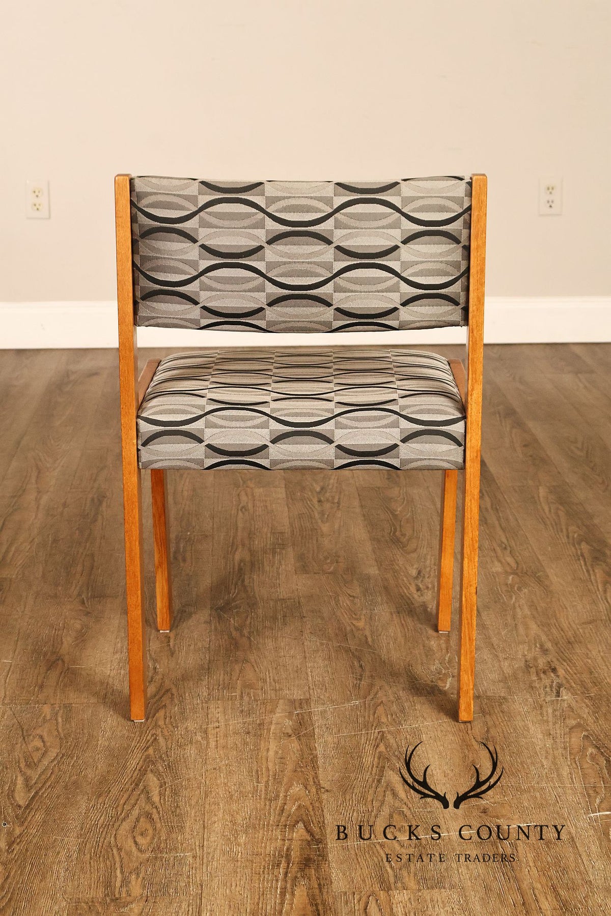 Danish Modern Niels Eilersen Teak Upholstered Dining Chairs Set Of Six