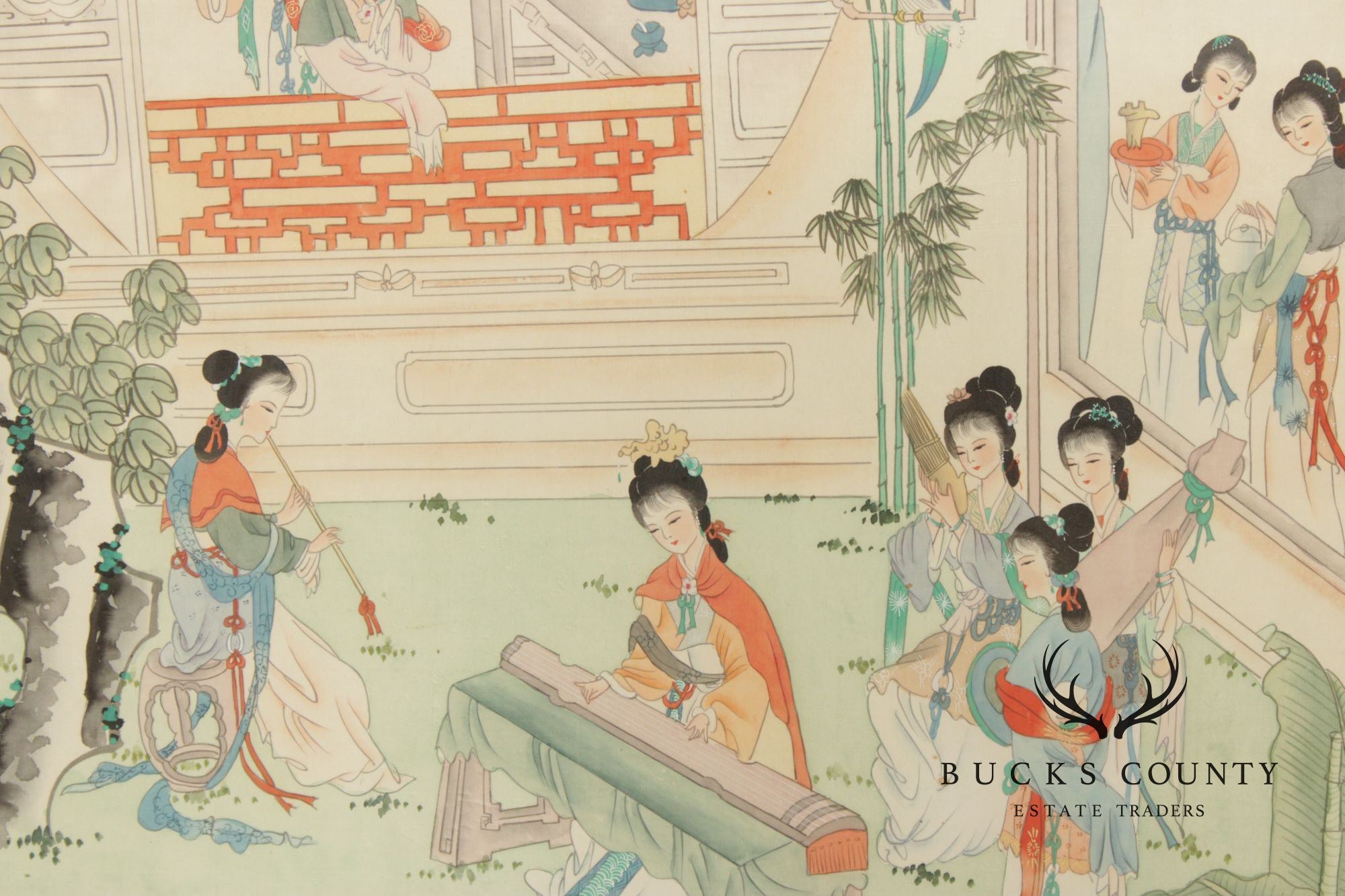 Chinese School Framed Print, Musicians