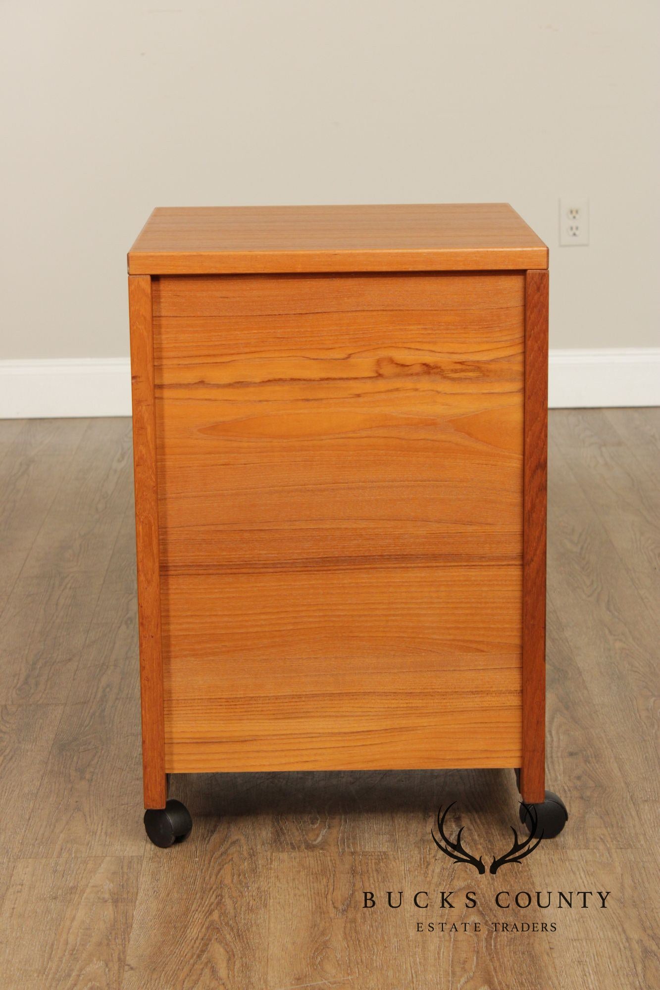 Danish Modern Teak Two-Drawer File Cabinet