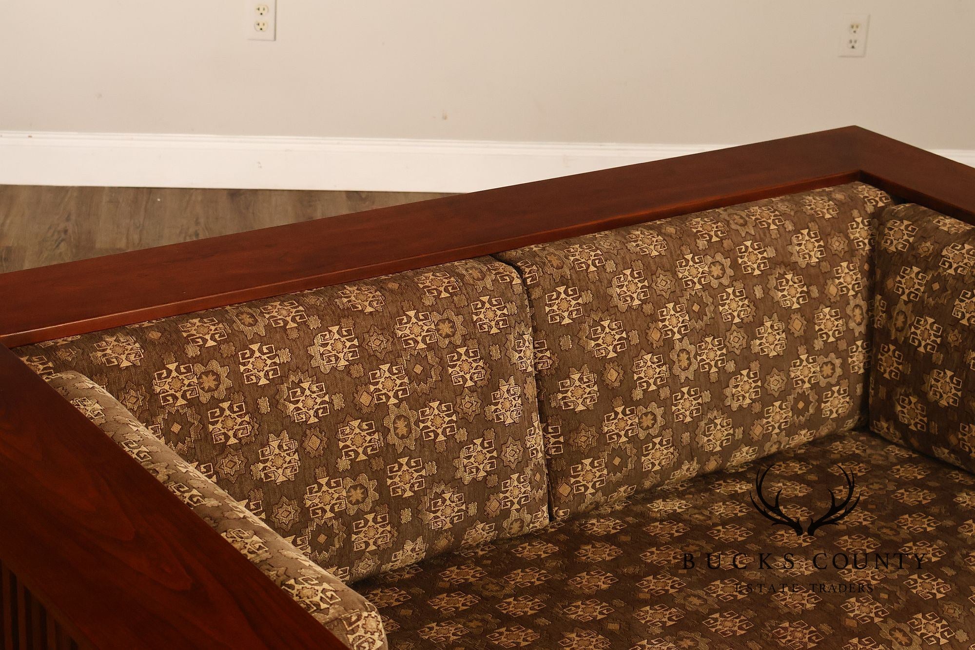 Stickley Mission Collection Cherry Spindle Loveseat