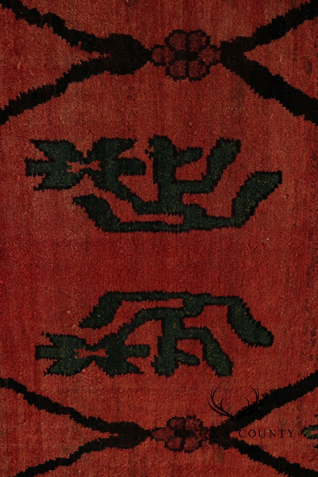 Khotan Style Hand Knotted Wool Area Rug 6'x 9'