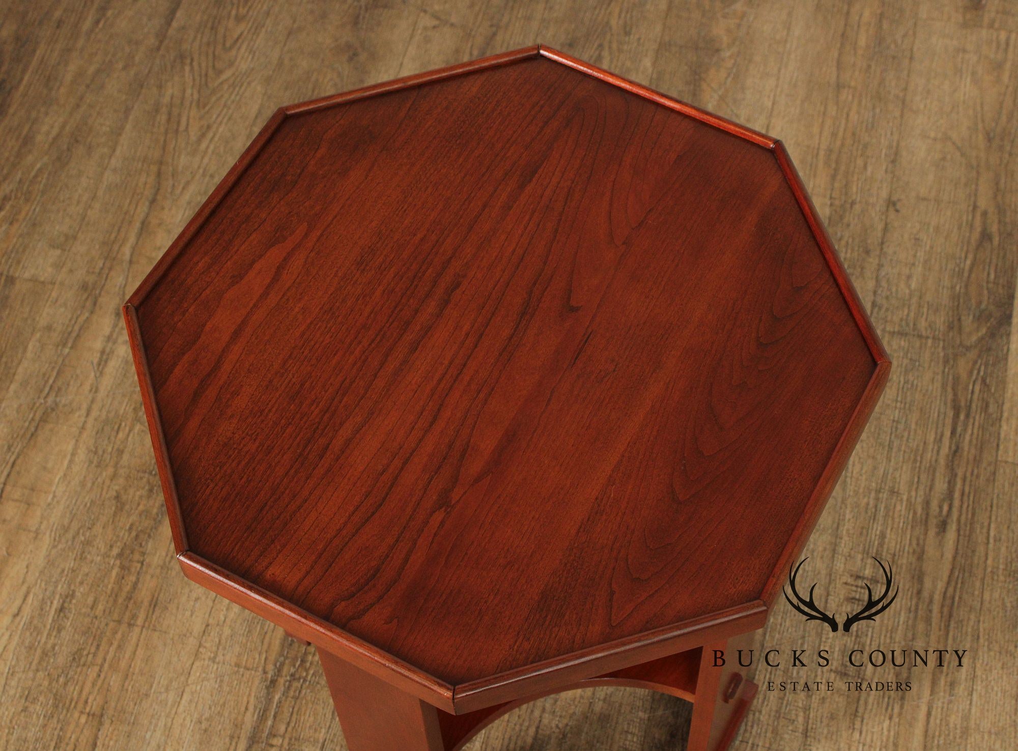 Stickley Mission Collection Cherry Octagonal Table