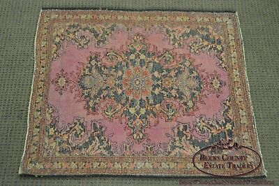 Antique Hand Knotted Sarouk Prayer Rug