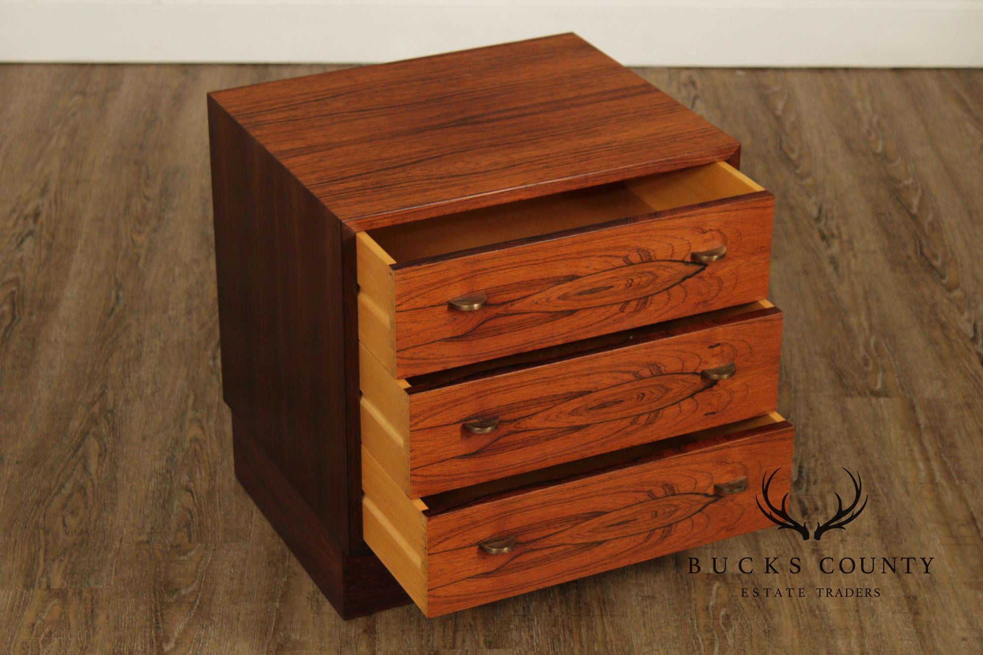 Bruksbo Norwegian Rosewood Three Drawer Accent Chest