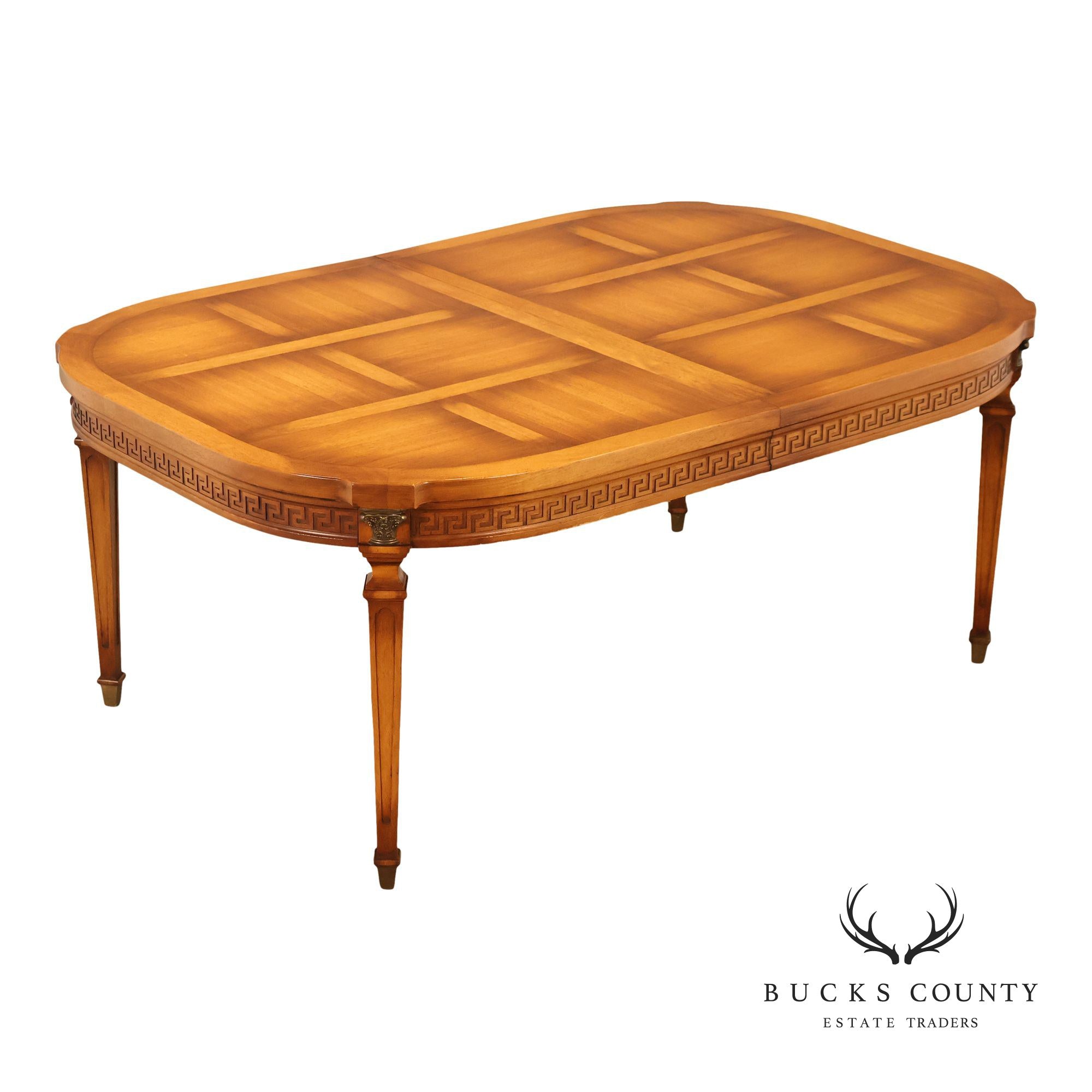 Daniel Jones Inc. Neoclassical Style Expandable Dining Table