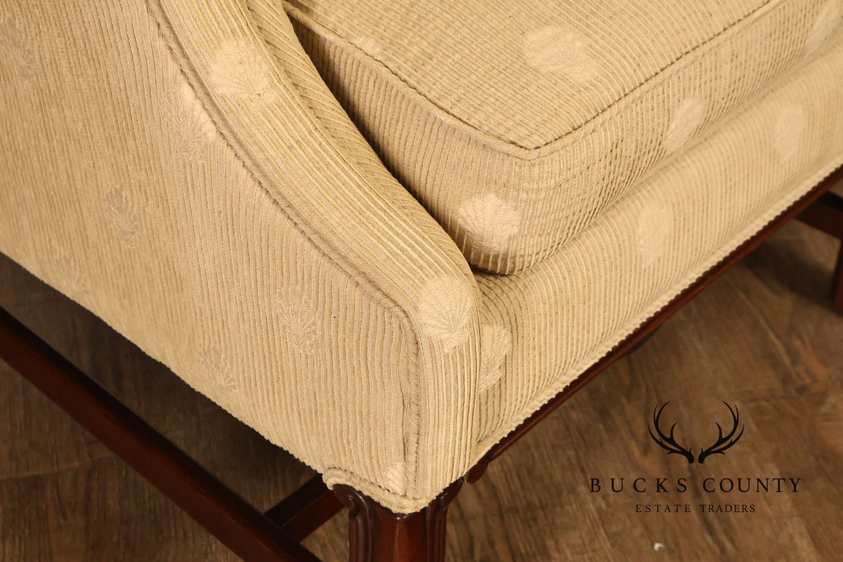 Chippendale Style Mahogany Frame Sofa