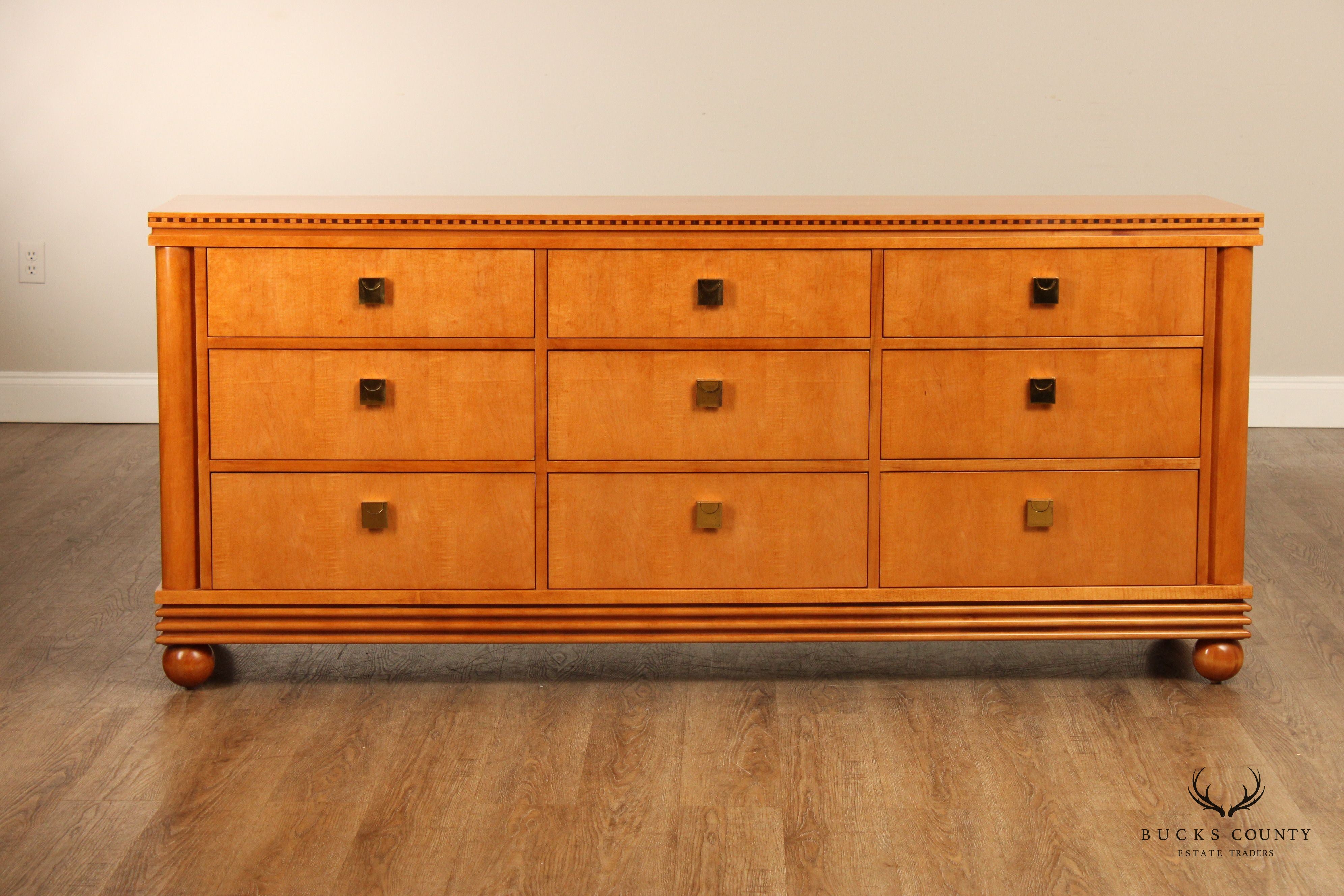 Hickory White Genesis Collection Biedermeier Style Triple Dresser