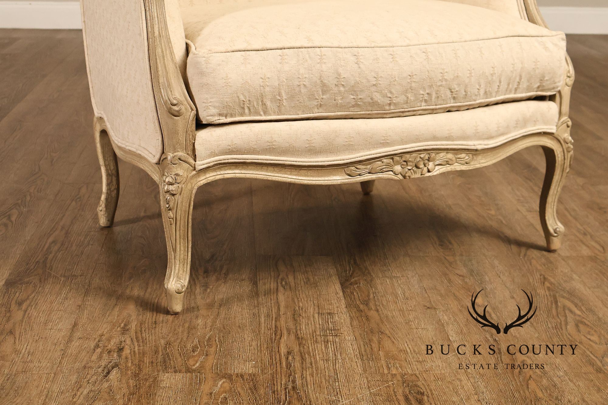 Pama Furniture Inc French Provincial Style Bergere Armchair