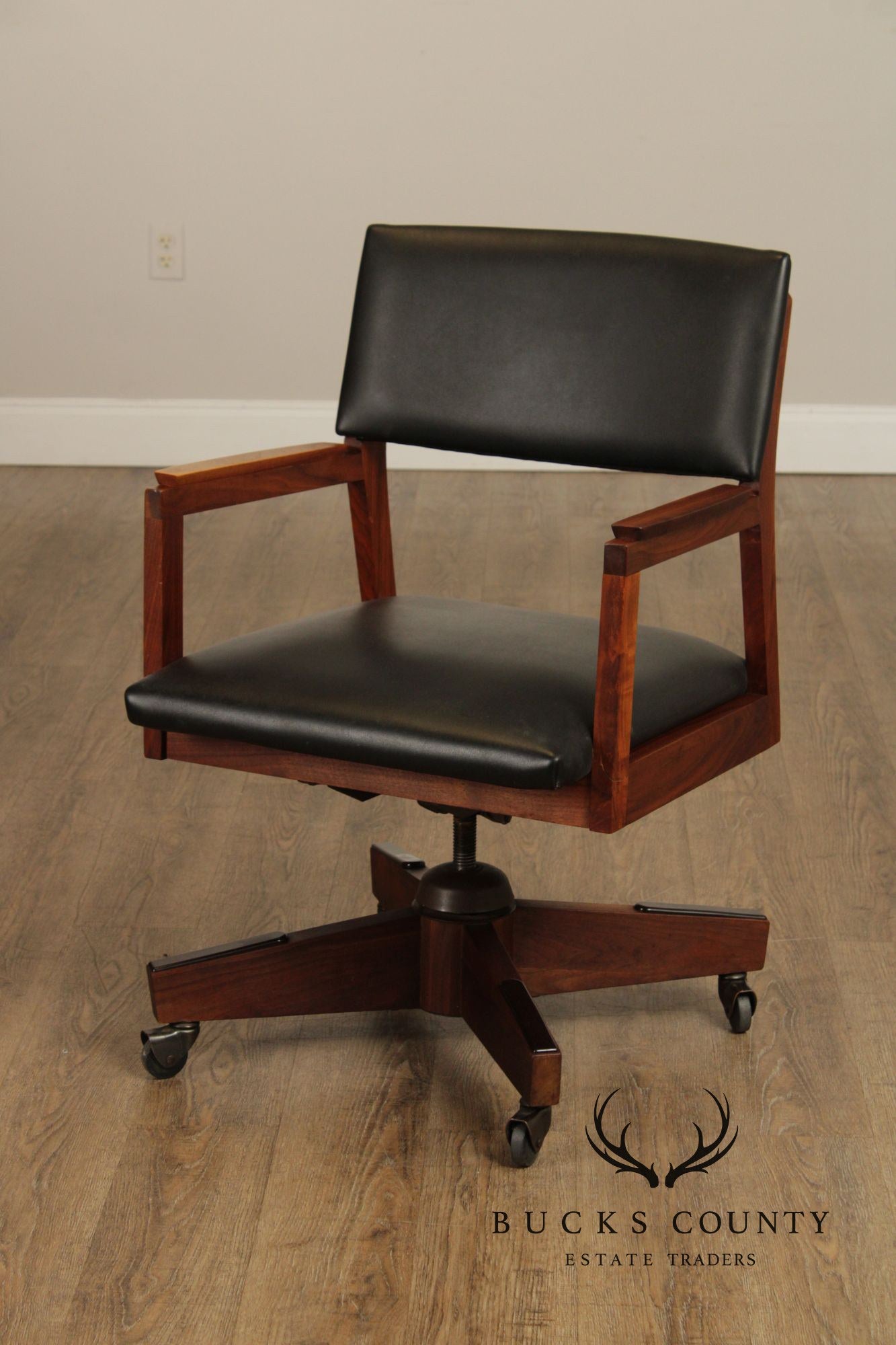 Mid Century Modern Swivel Desk Chair