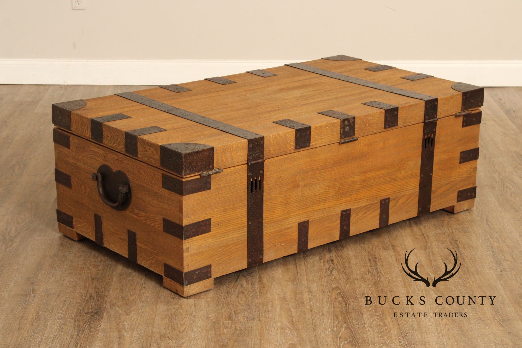 Restoration Hardware 'Heirloom Silver-Chest' Coffee Table Trunk