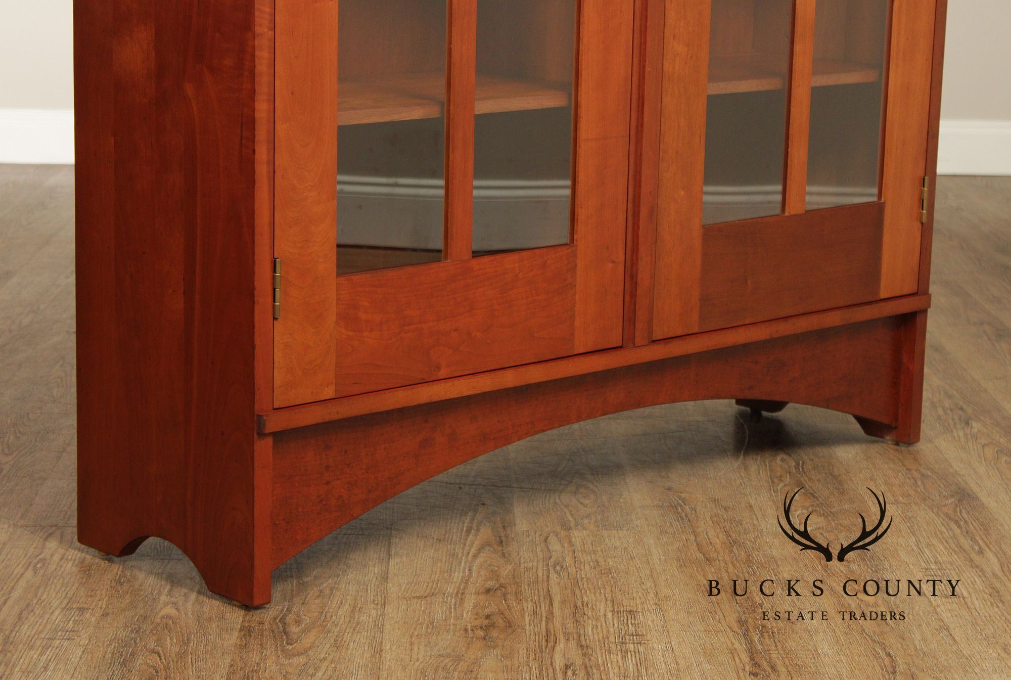 Stickley Mission Collection Cherry Harvey Ellis Bookcase Cabinet
