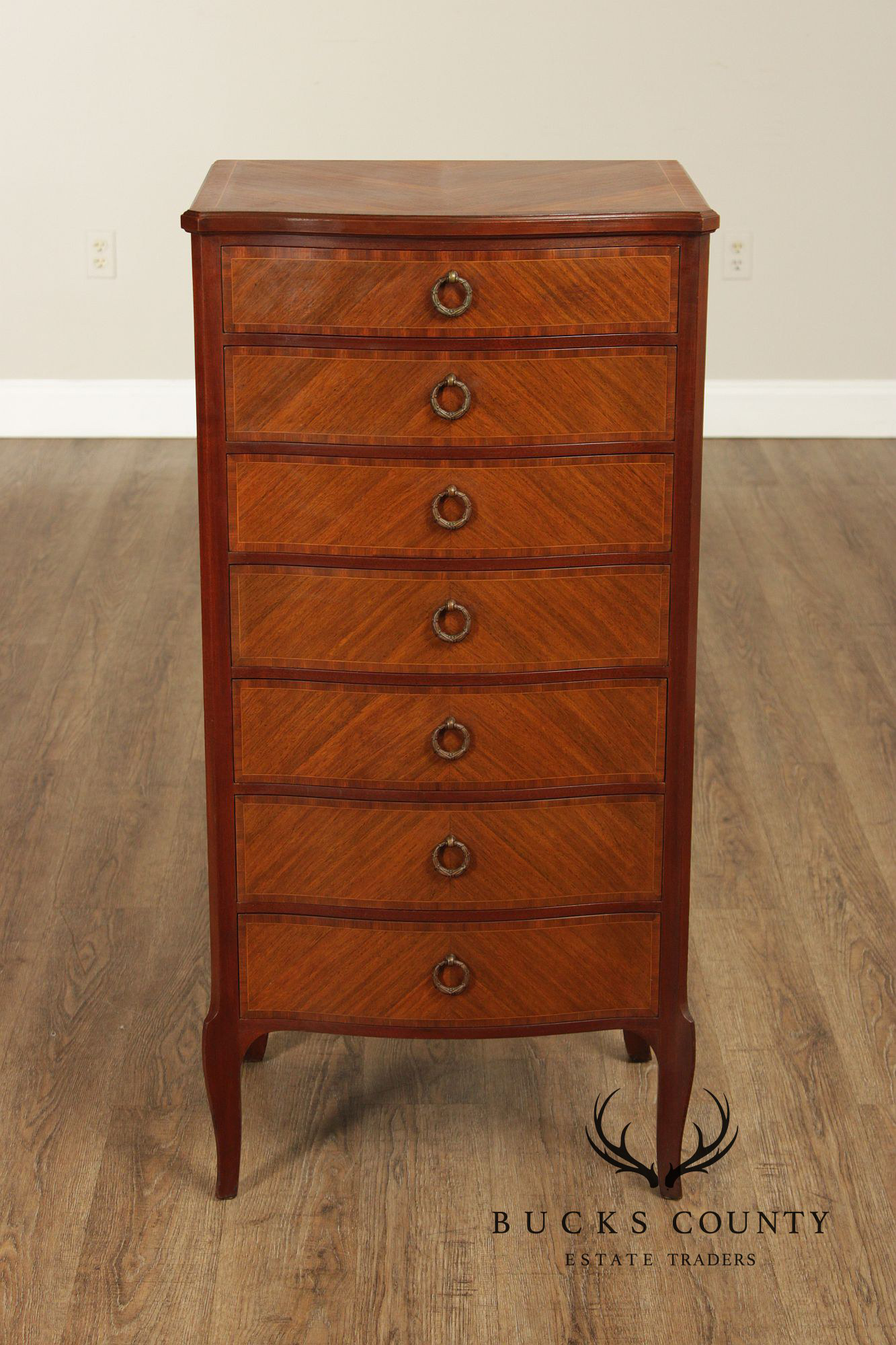 Schmieg & Kotzian Louis XV Style Satinwood Lingerie Chest