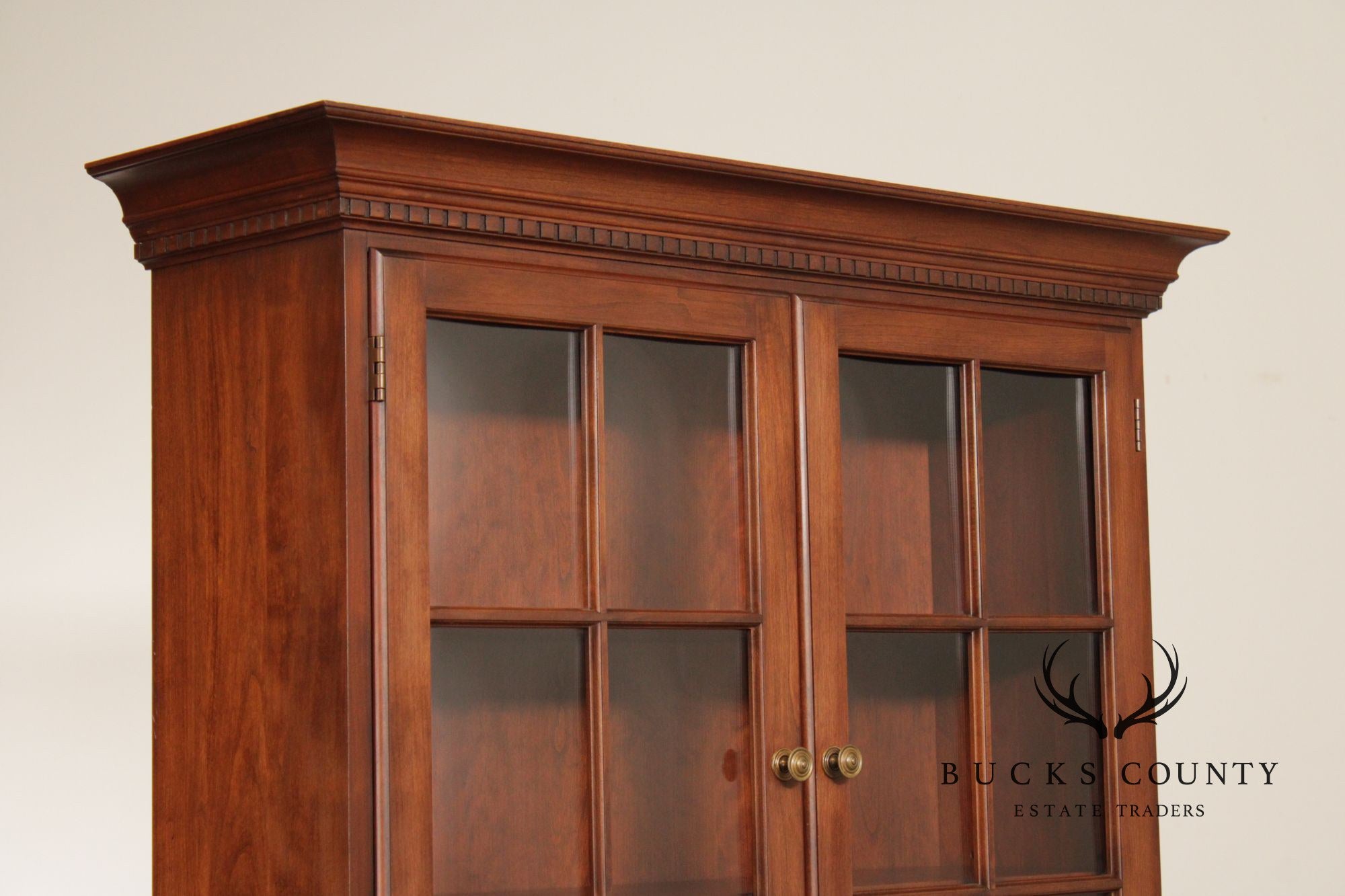 Pennsylvania House Chippendale Style Cherry Secretary Bookcase