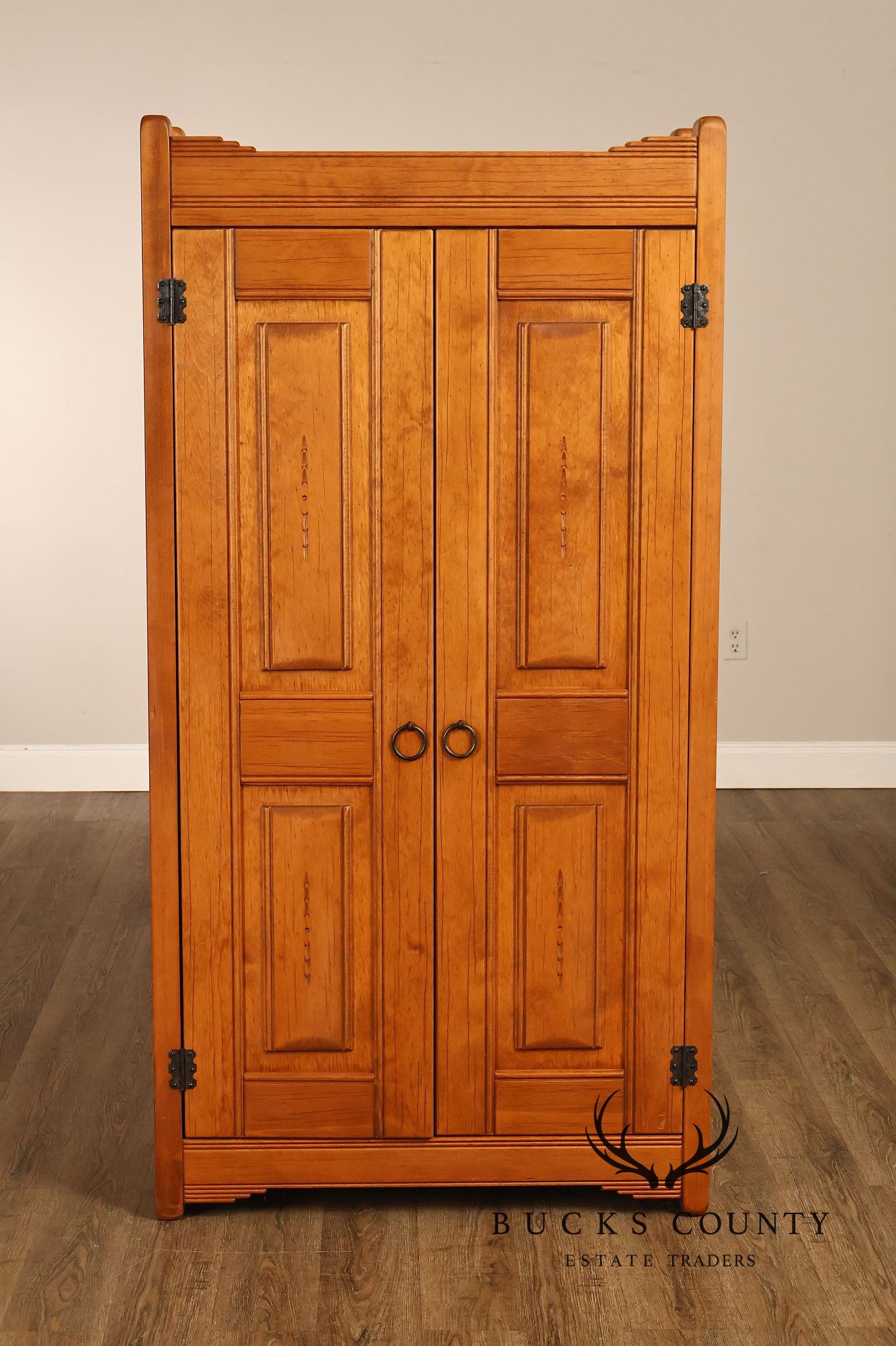 Southwestern Style Two Door Storage Or Pantry Cupboard
