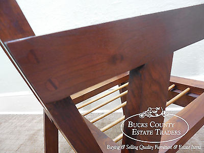 Hand Crafted Bucks County Studio Walnut Arm Chair
