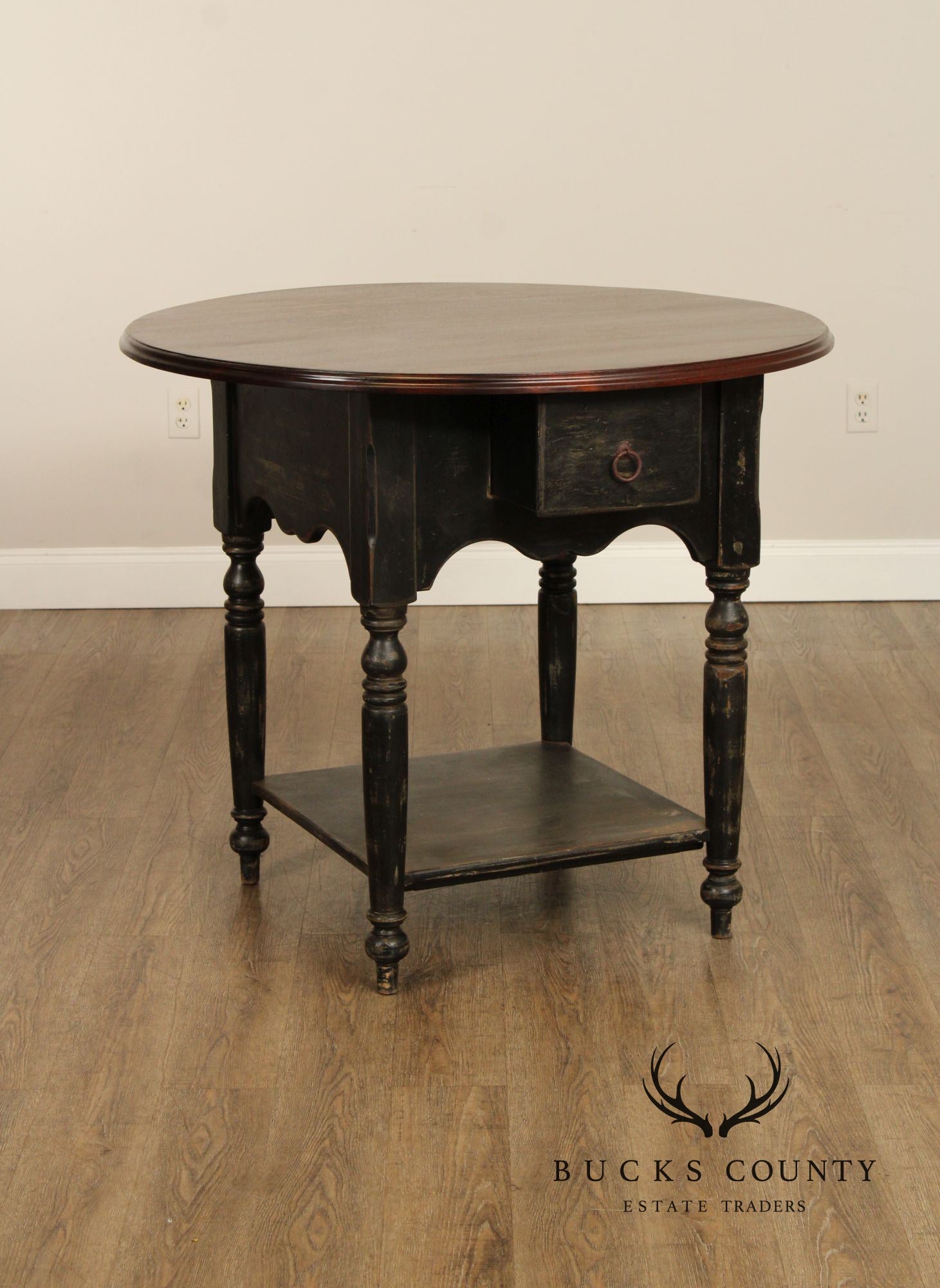 Farmhouse Stye Round Counter Height Table