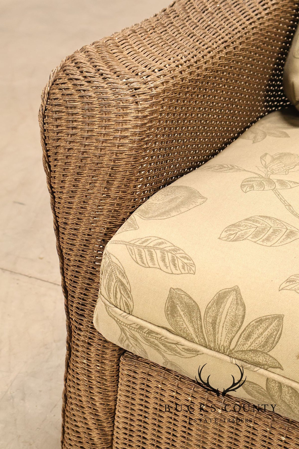 Lloyd Flanders Reflections All-Weather Lloyd Loom Wicker Loveseat